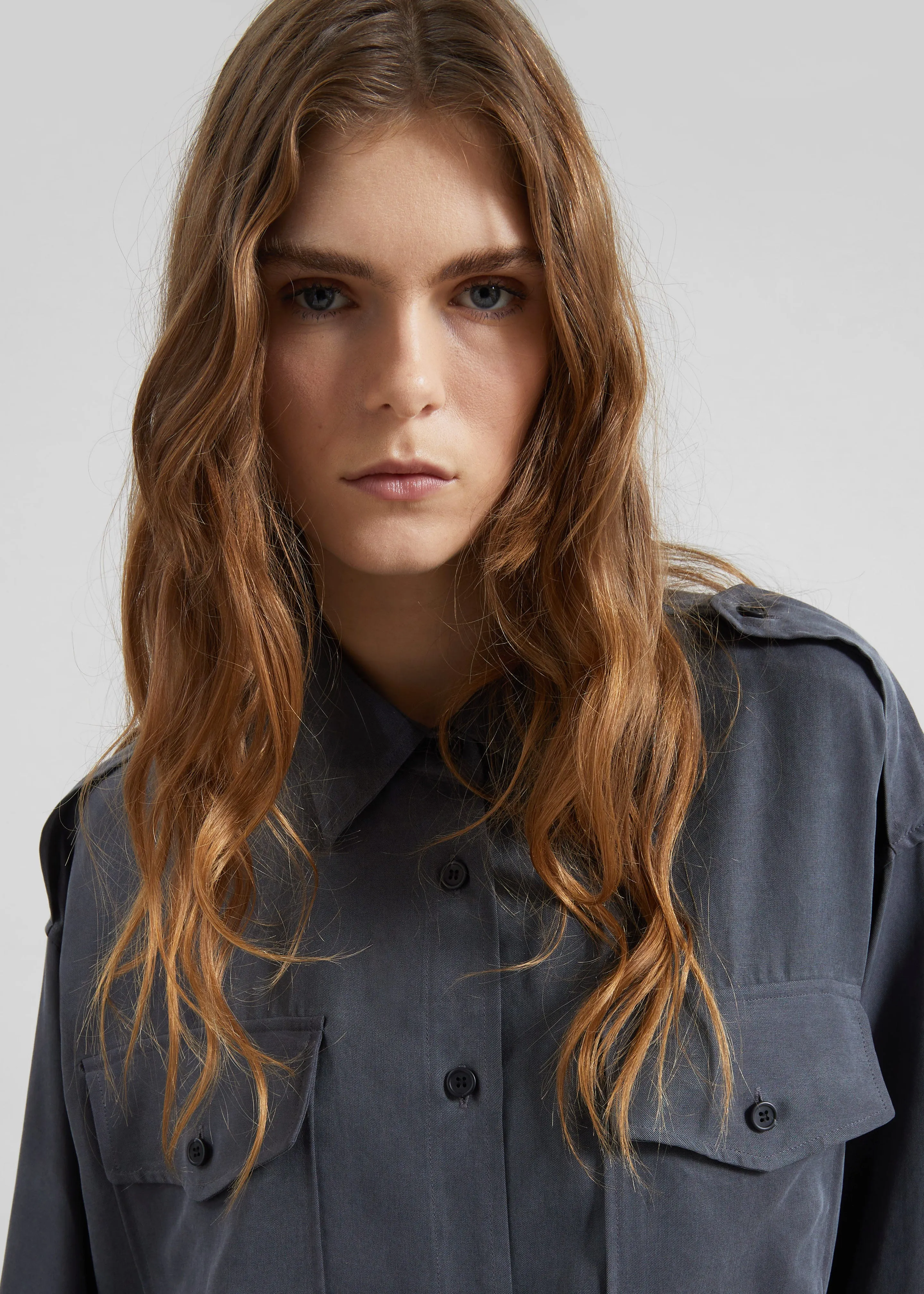 Balsta Cargo Shirt - Dark Grey sold by Frankie Shop product image thumbnail 2