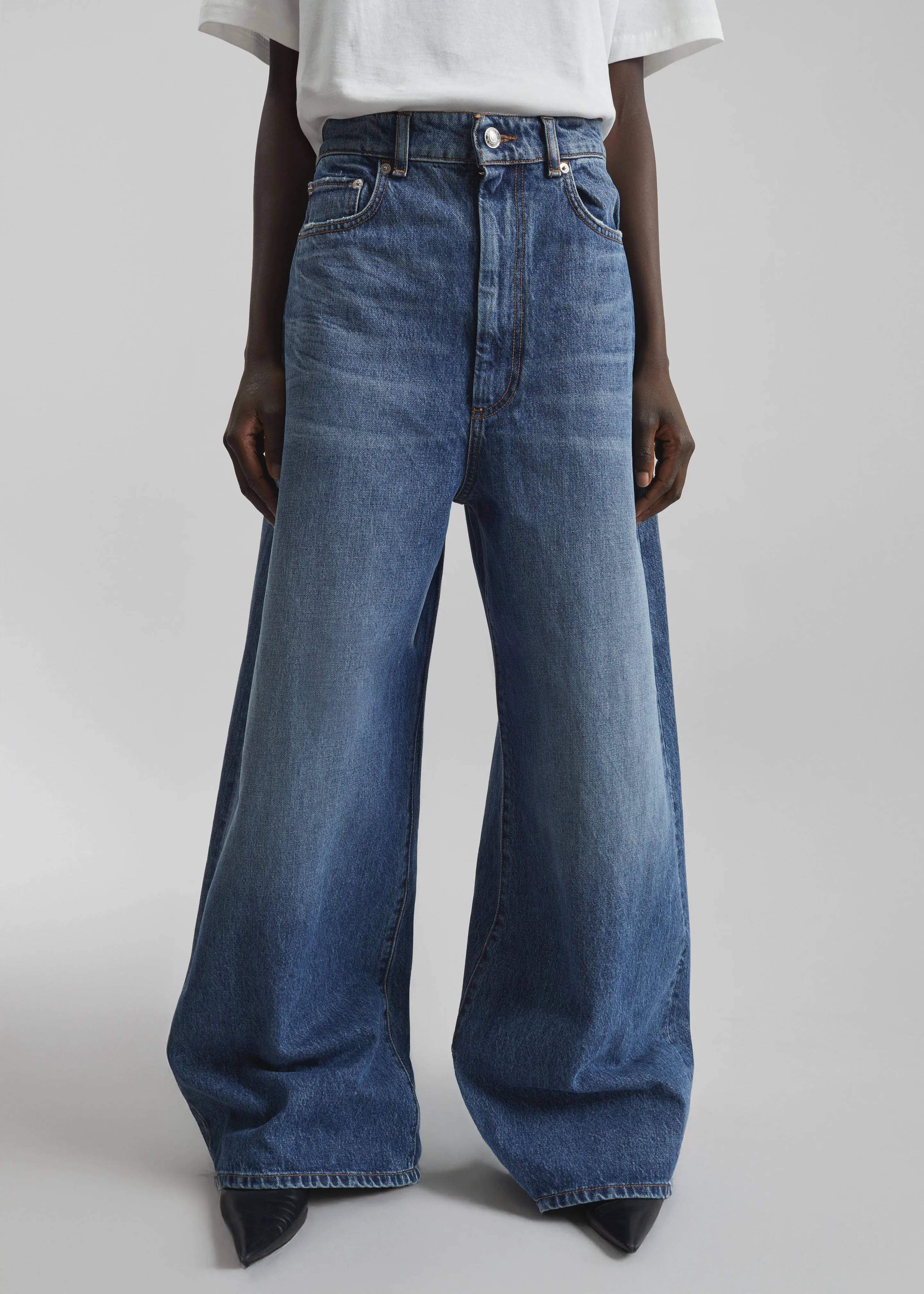 Sportmax Dangri Pants - Midnight Blue sold by Frankie Shop product image thumbnail 2