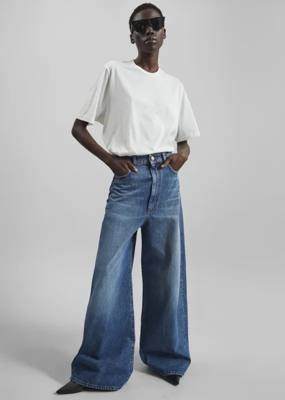 Sportmax Dangri Pants - Midnight Blue sold by Frankie Shop