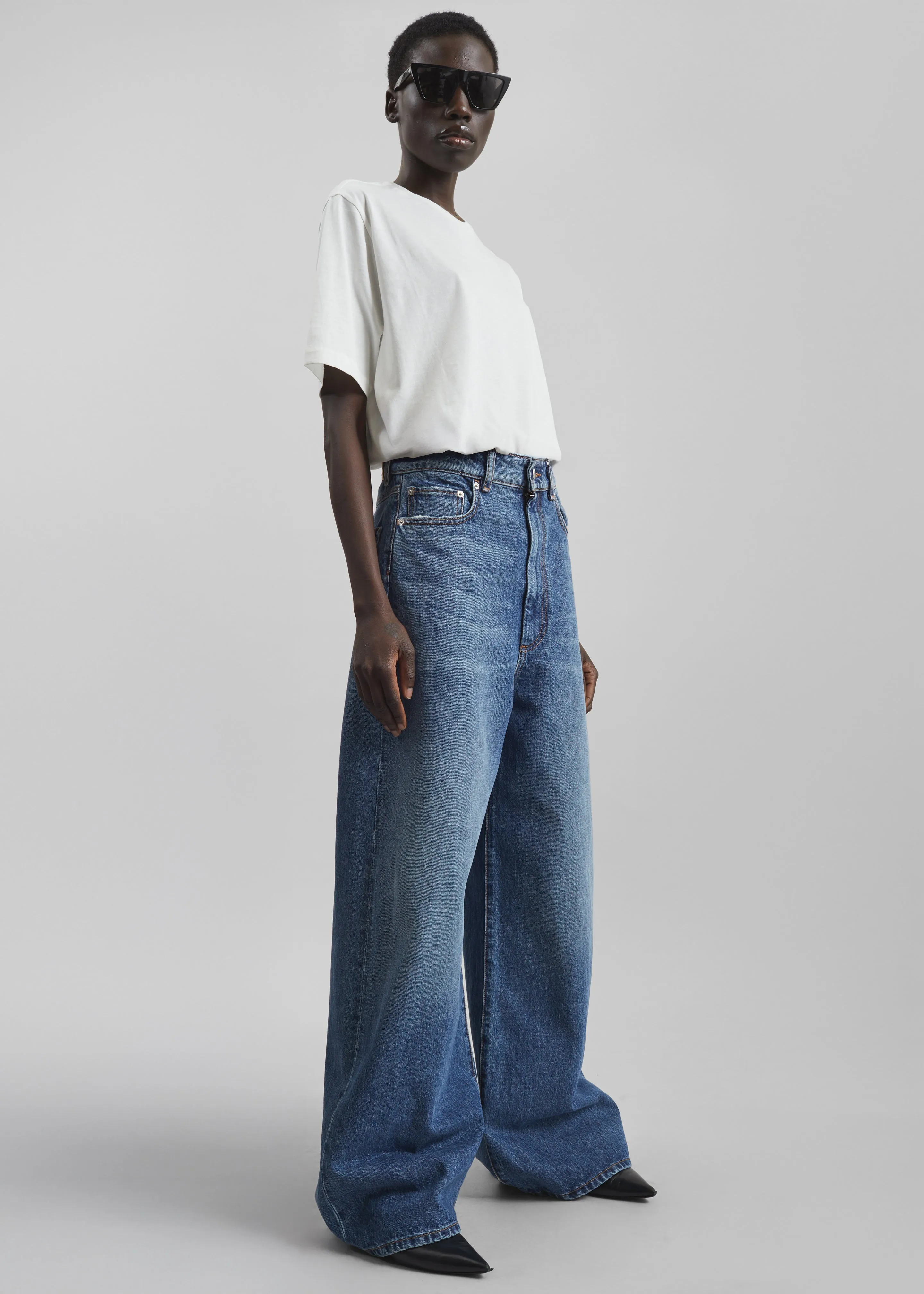 Sportmax Dangri Pants - Midnight Blue sold by Frankie Shop product image thumbnail 4