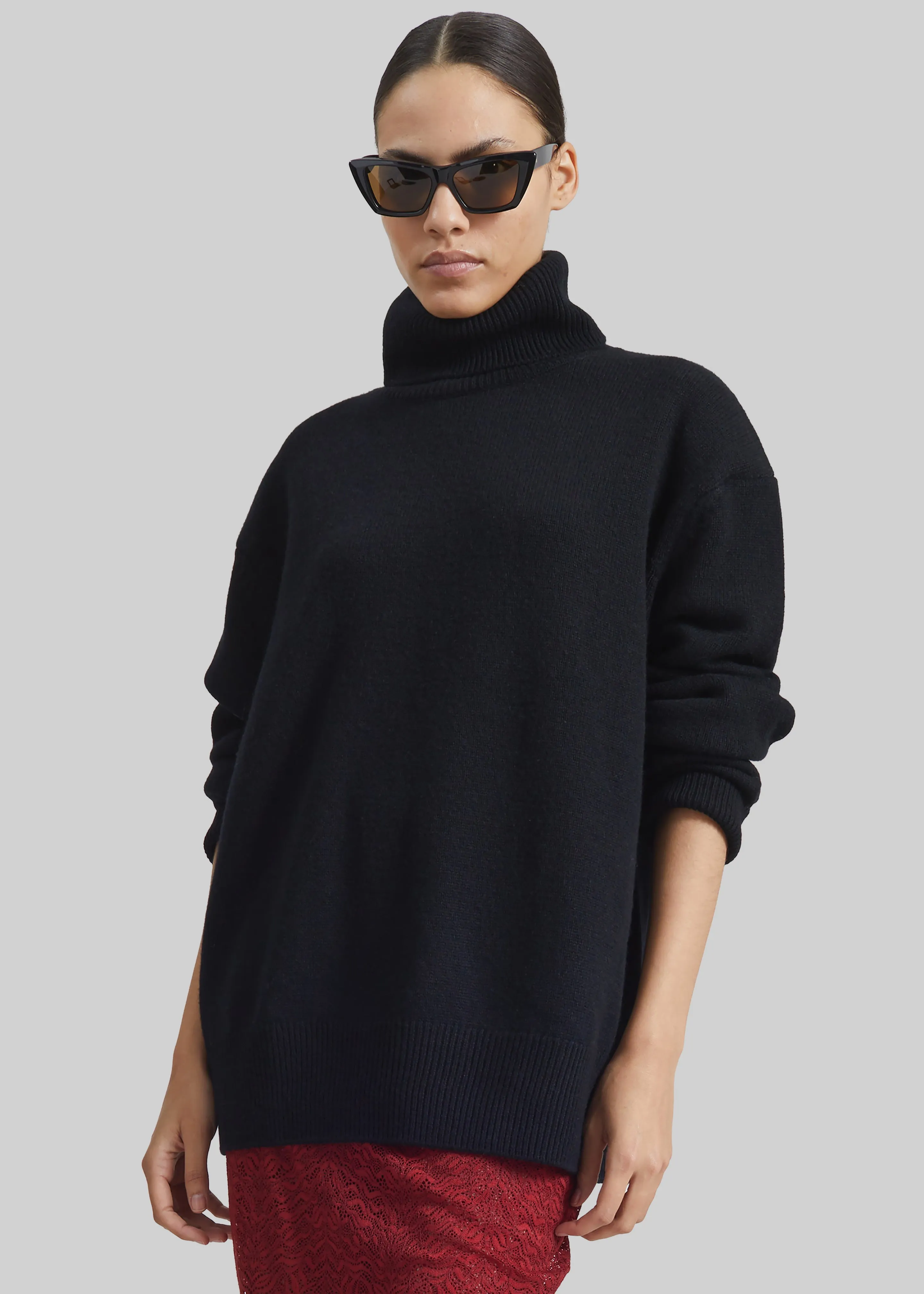 Koler Padded Knit Turtleneck - Black sold by Frankie Shop product image thumbnail 2