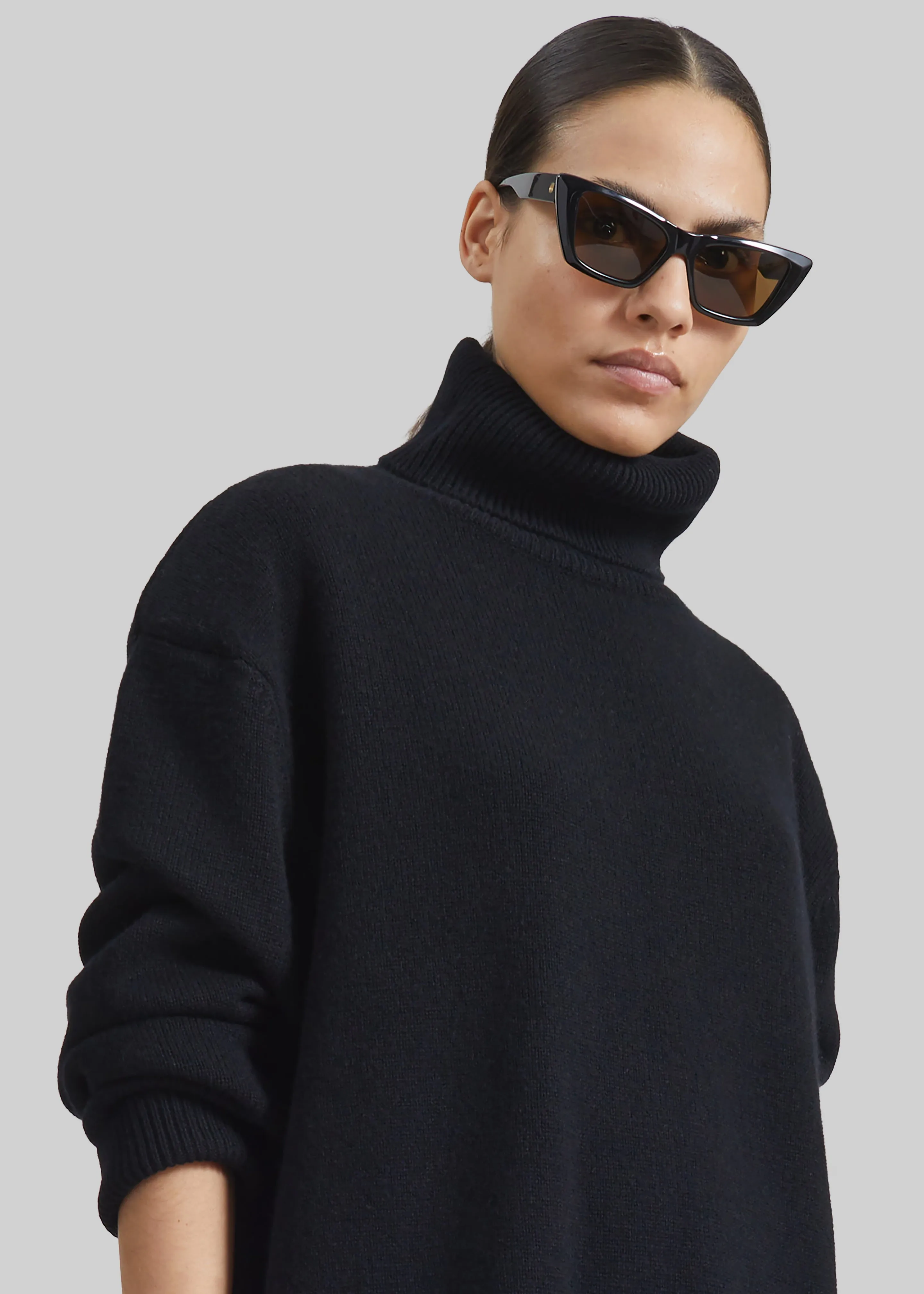 Koler Padded Knit Turtleneck - Black sold by Frankie Shop product image thumbnail 4
