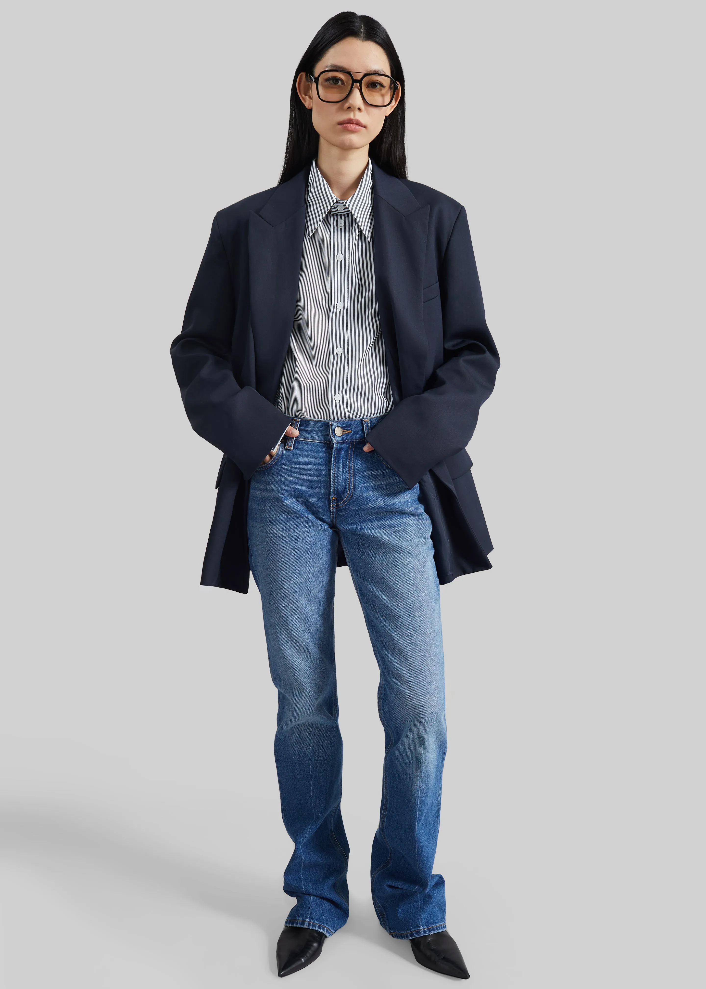 Haikure Carly Pants - Real Blue sold by Frankie Shop product image thumbnail 3