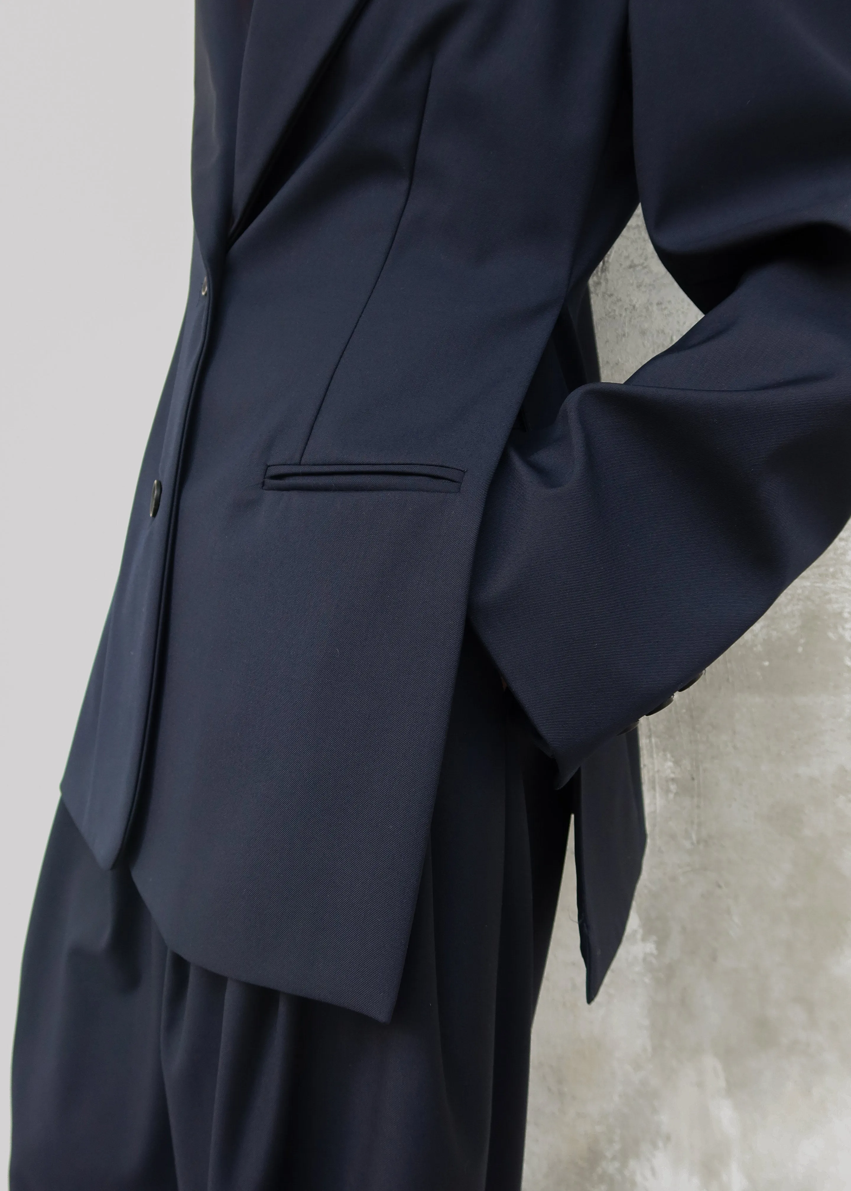 Canmore Double Vent Blazer - Navy sold by Frankie Shop product image thumbnail 2