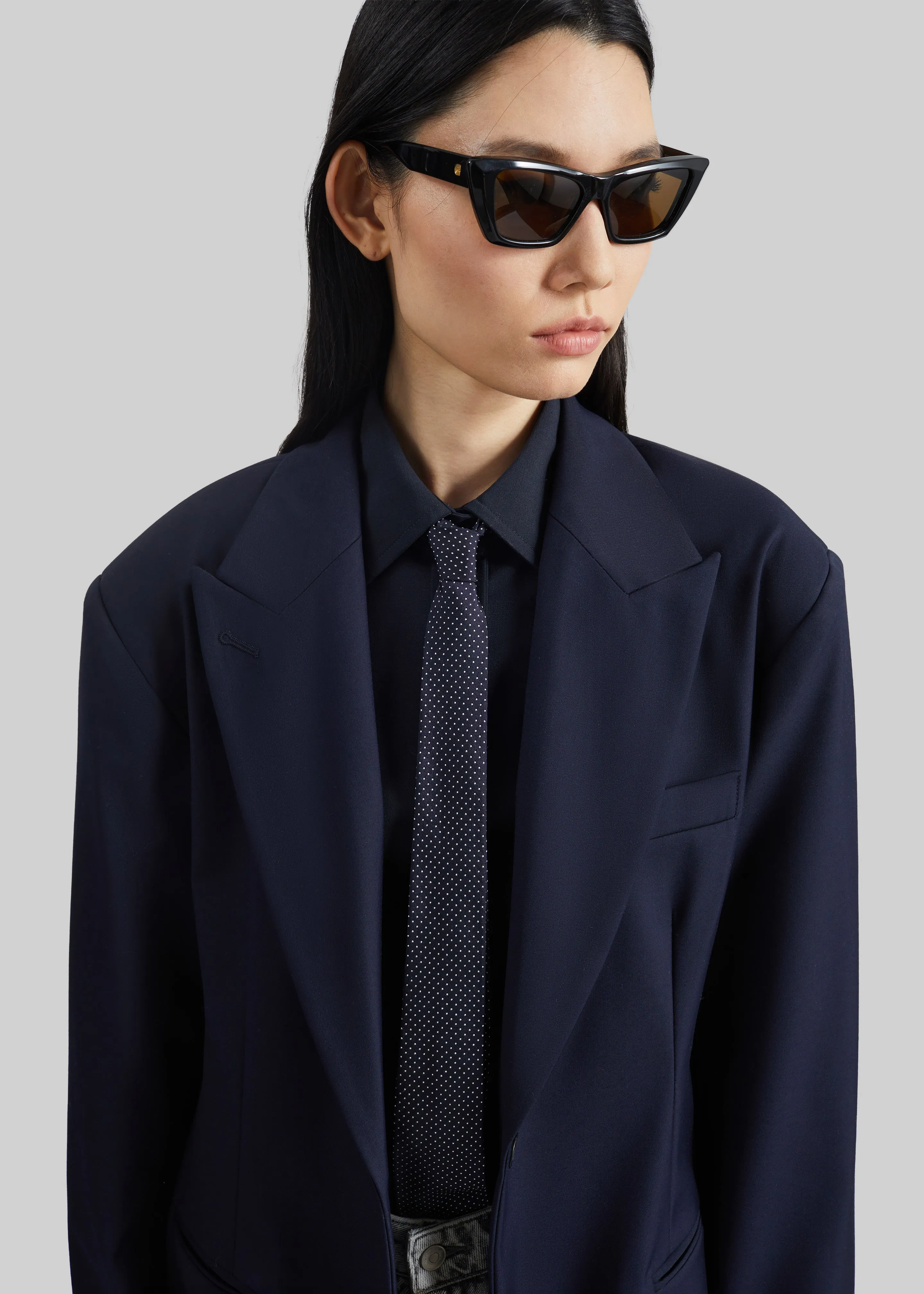 Canmore Double Vent Blazer - Navy sold by Frankie Shop product image thumbnail 5