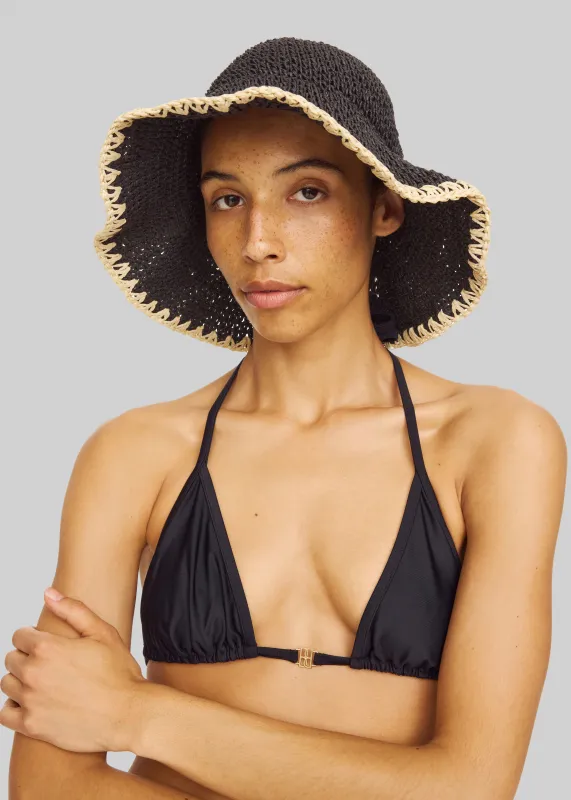 By Malene Birger Astrida Triangle Top - Black made by By Malene Birger