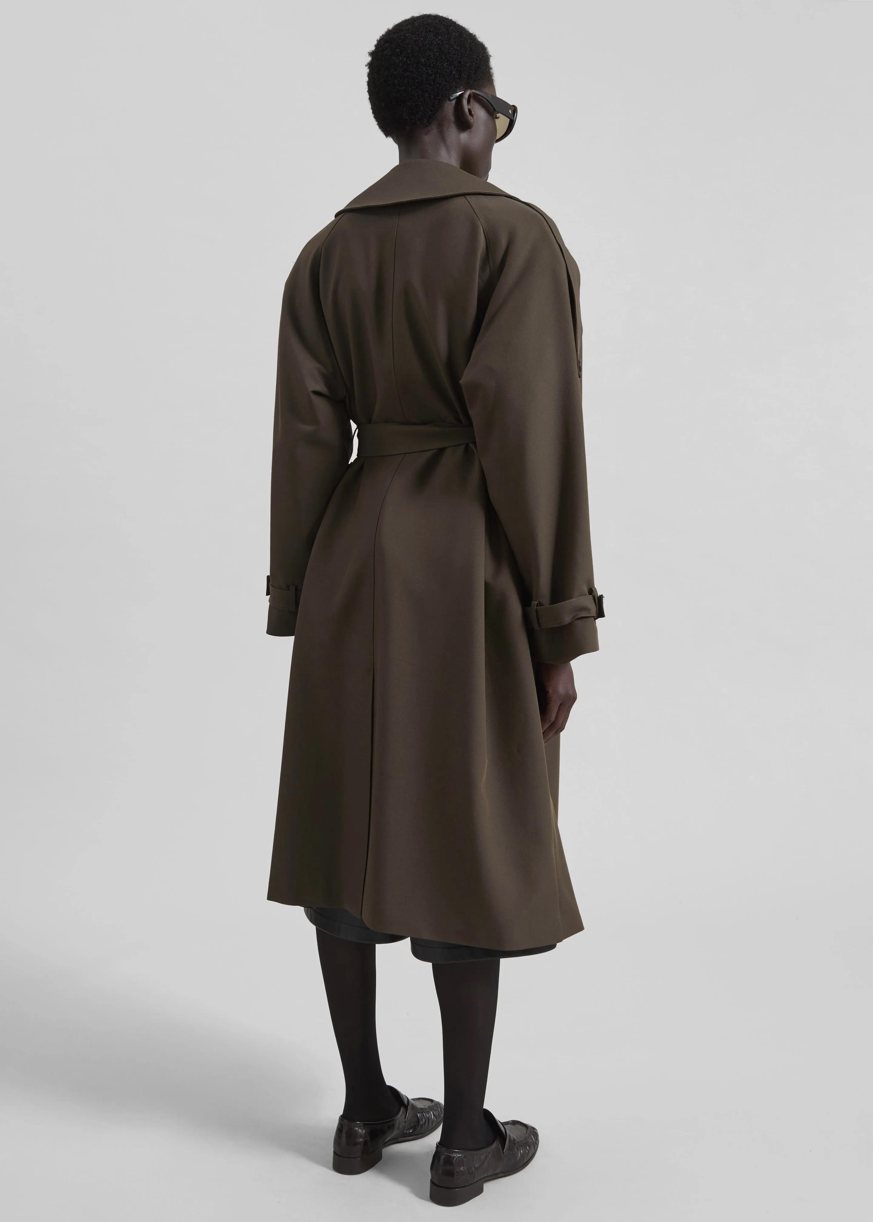 Dartford Trench Coat - Olive Brown sold by Frankie Shop product image thumbnail 5