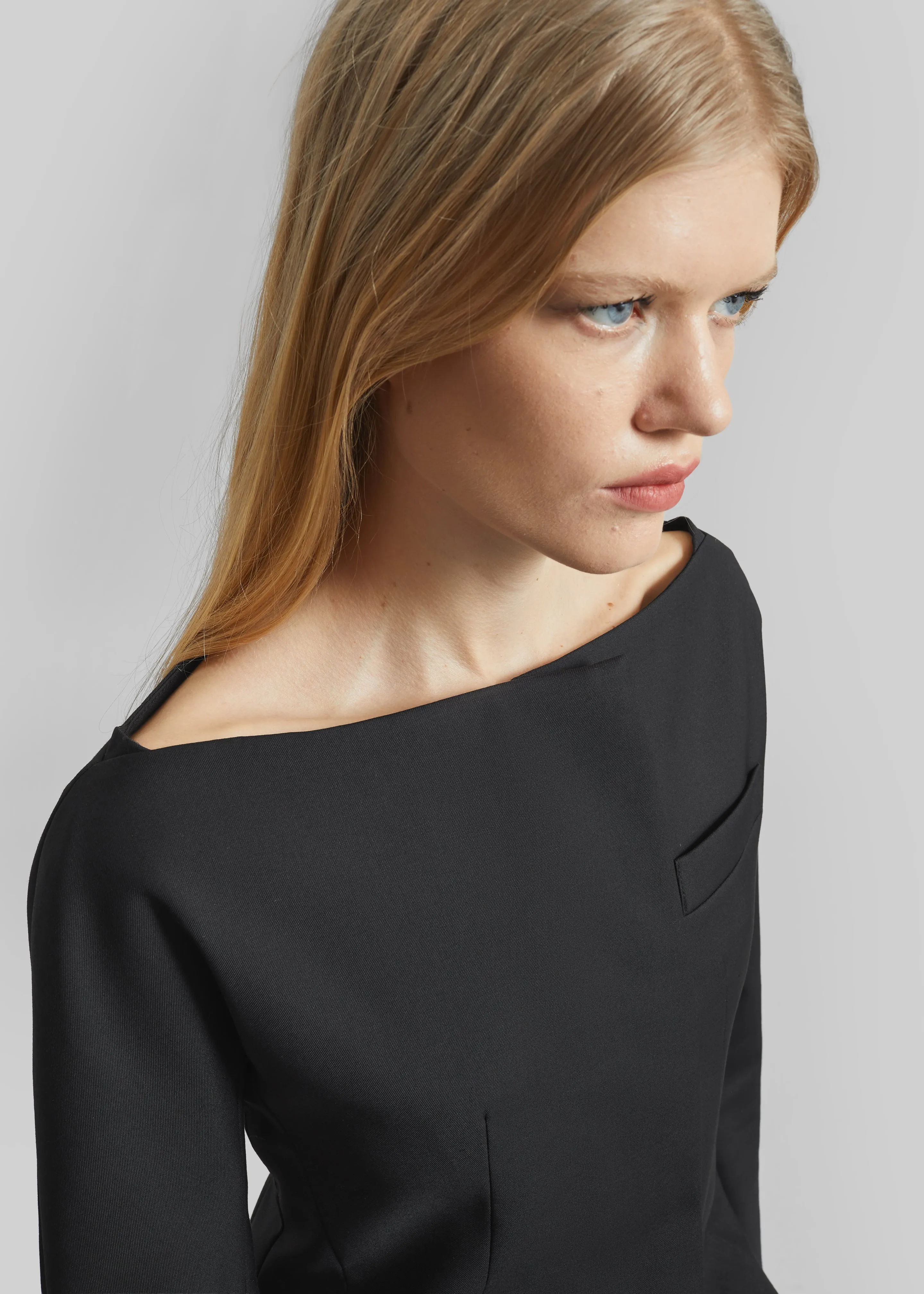 Troense Boatneck Tailored Blazer - Black sold by Frankie Shop product image thumbnail 2