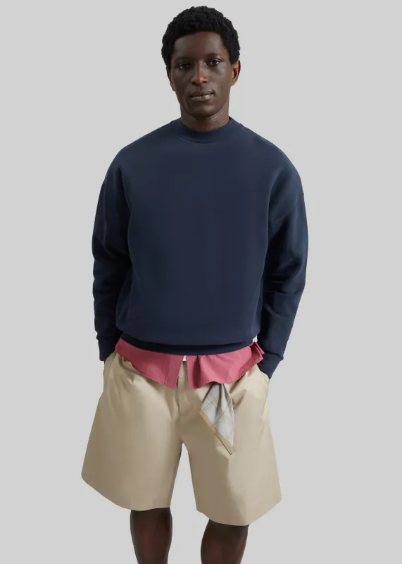 Darkpark Ben Crewneck Sweatshirt - Blue Navy made by DARKPARK