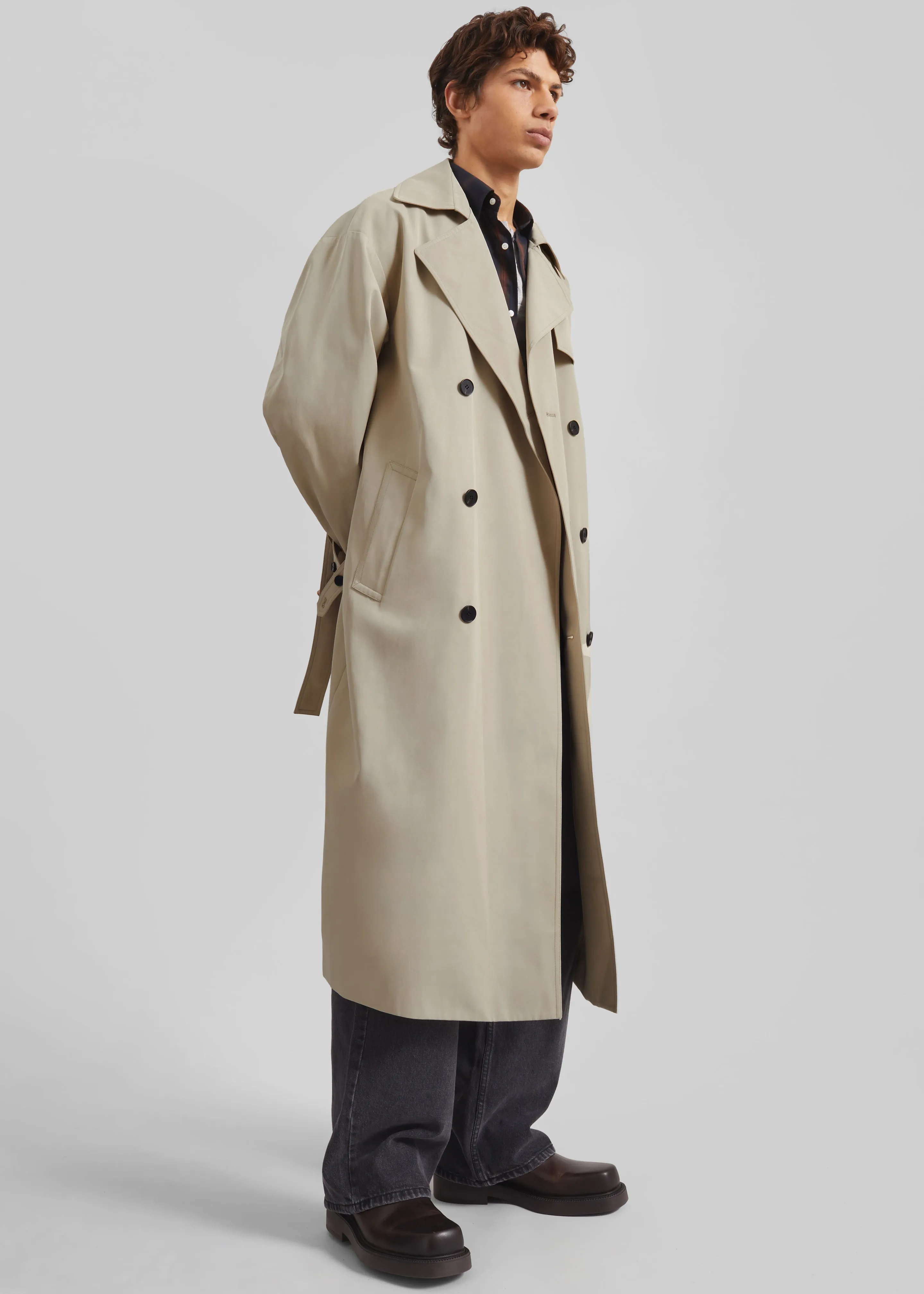 Edris Trench Coat - Beige sold by Frankie Shop product image thumbnail 3