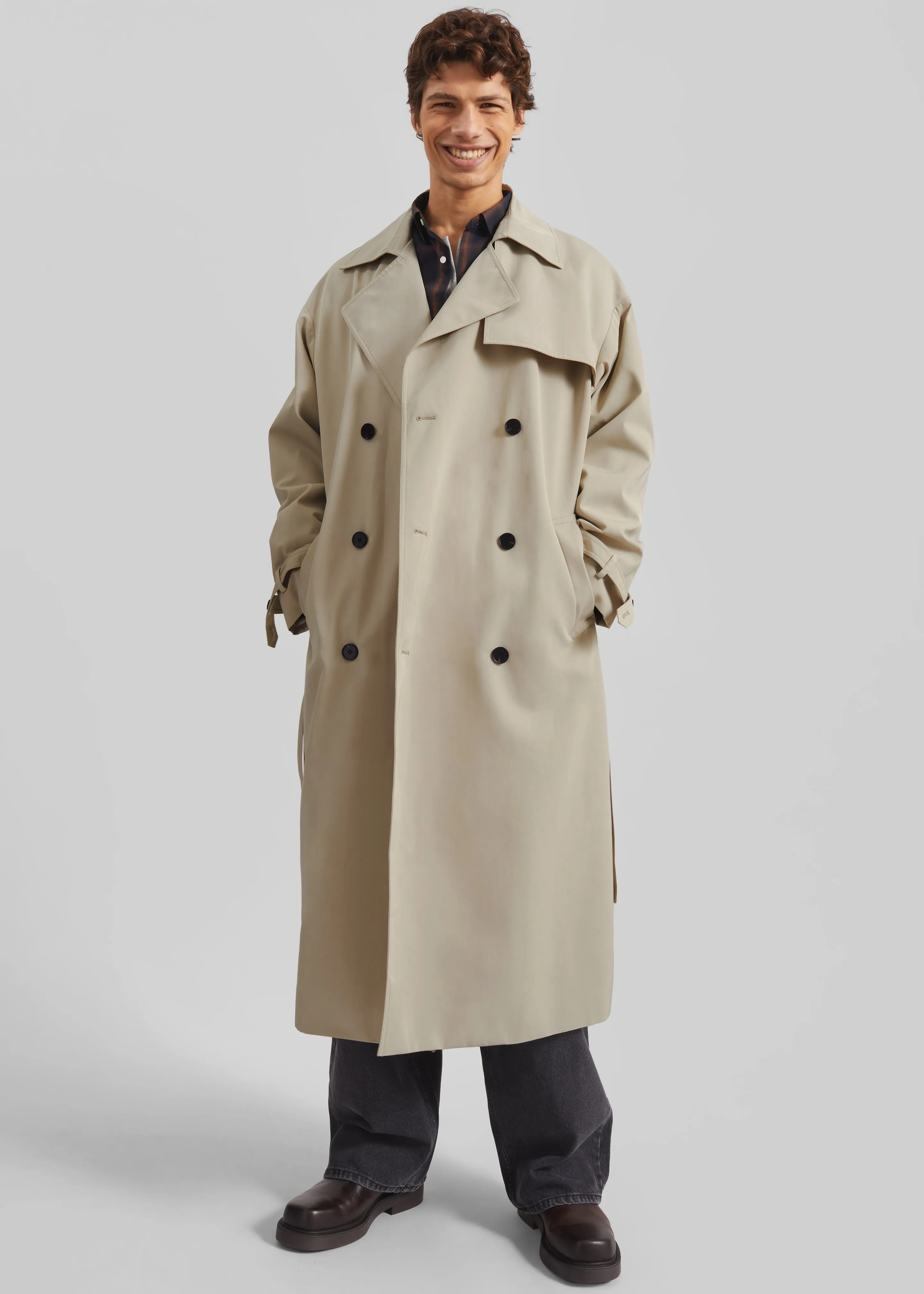 Edris Trench Coat - Beige sold by Frankie Shop product image thumbnail 4