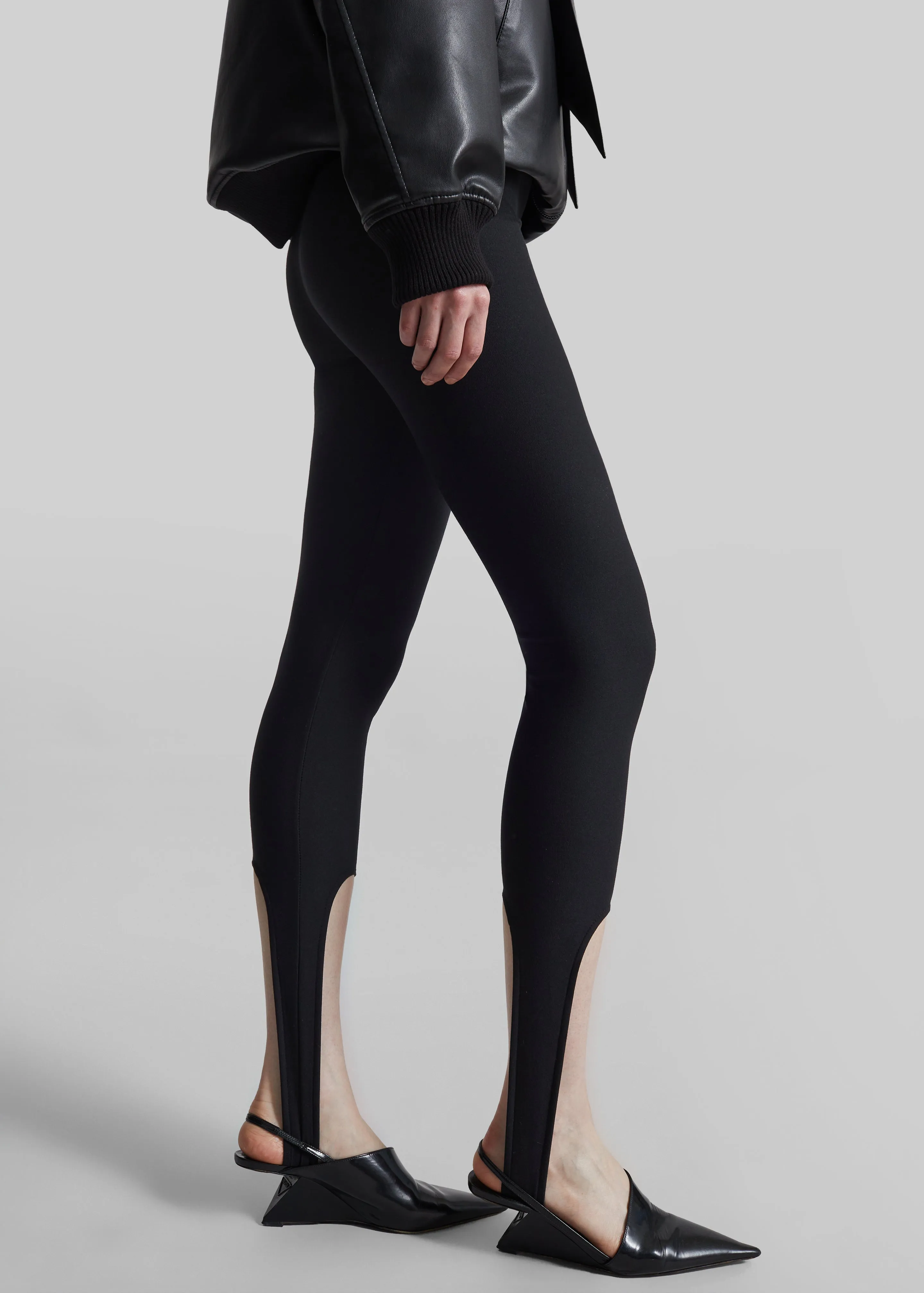 Twilla Stirrup Leggings - Black sold by Frankie Shop product image thumbnail 3