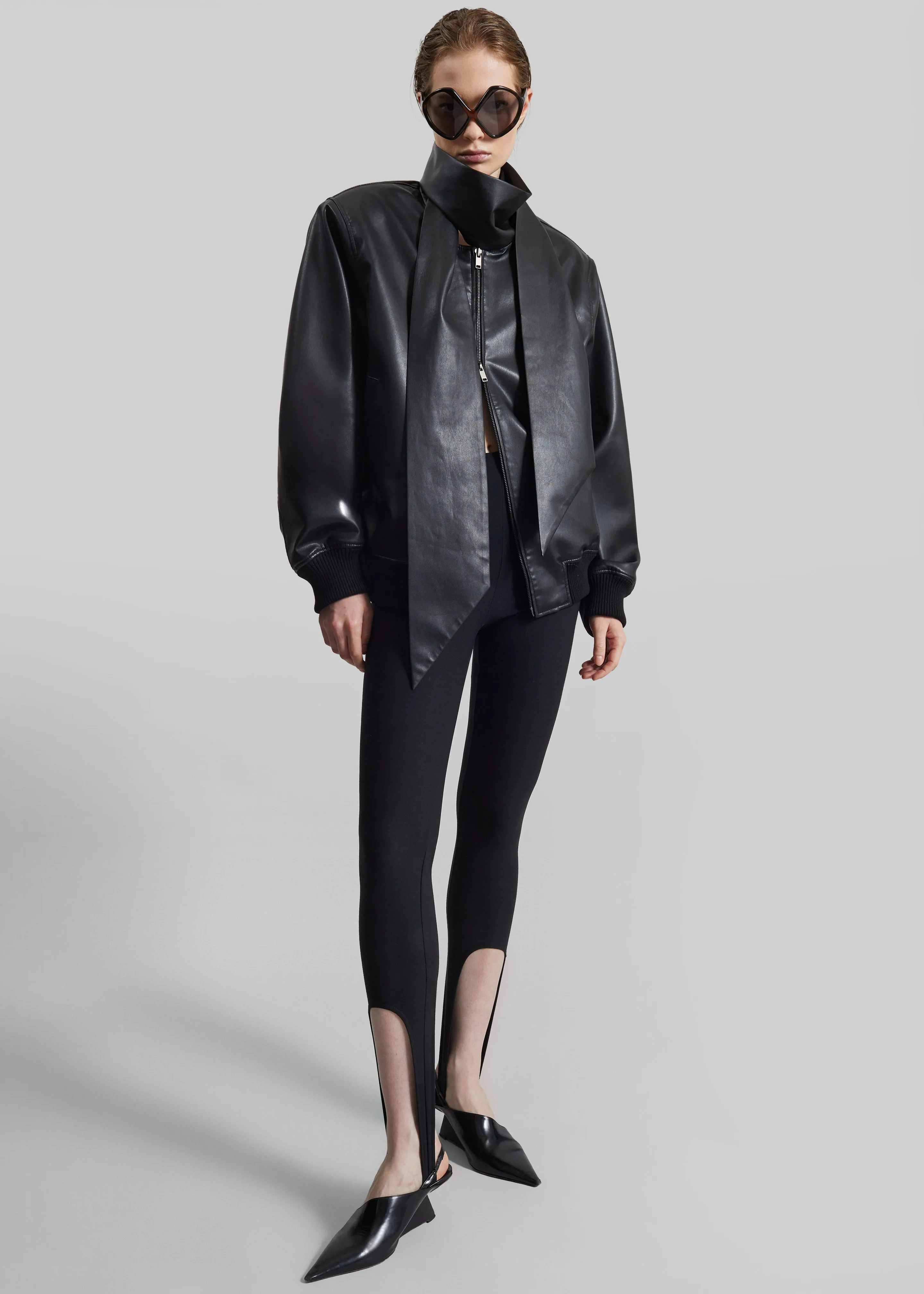 Twilla Stirrup Leggings - Black sold by Frankie Shop product image thumbnail 4