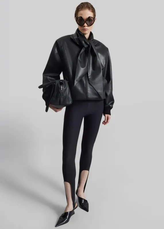 Twilla Strirrup Leggings - Black made by Frankie Shop