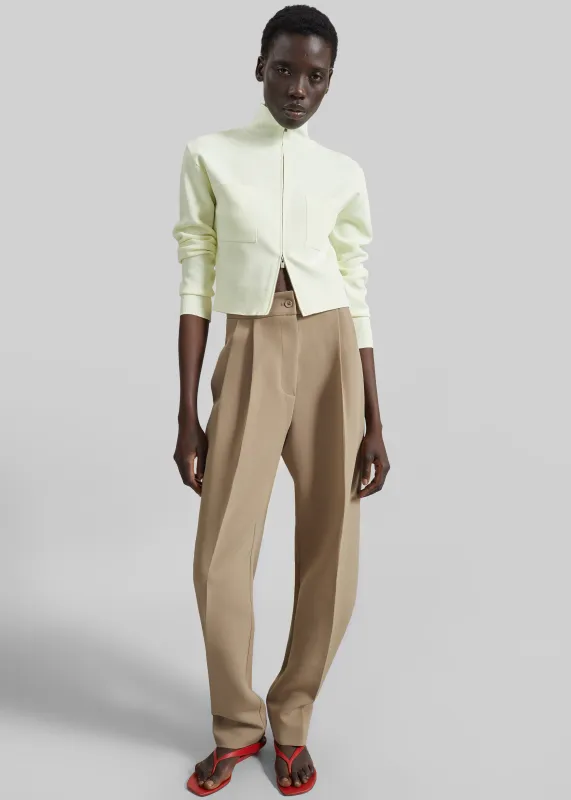 Doyer Pleated Trousers - Beige sold by Frankie Shop