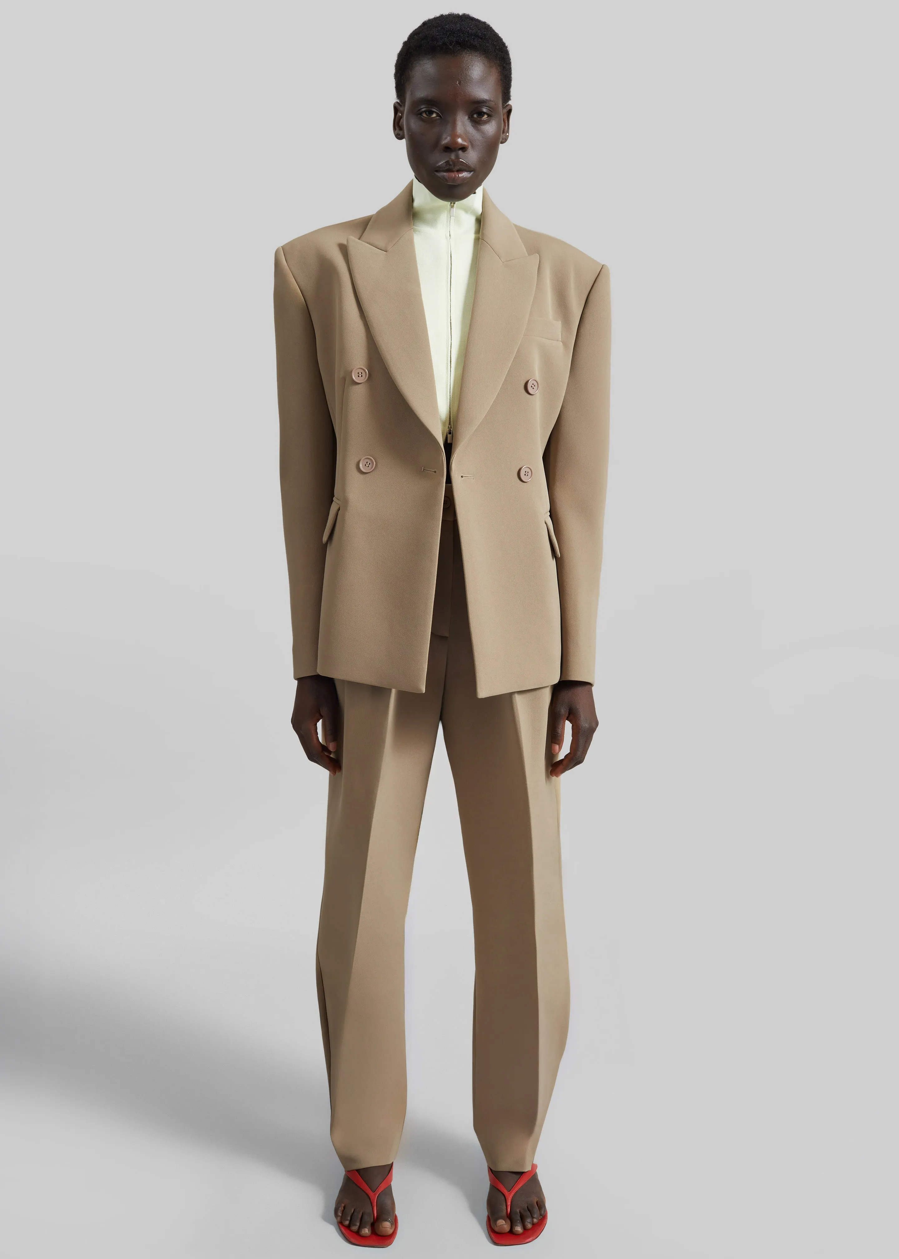 Doyer Cinched Blazer - Beige sold by Frankie Shop product image thumbnail 3