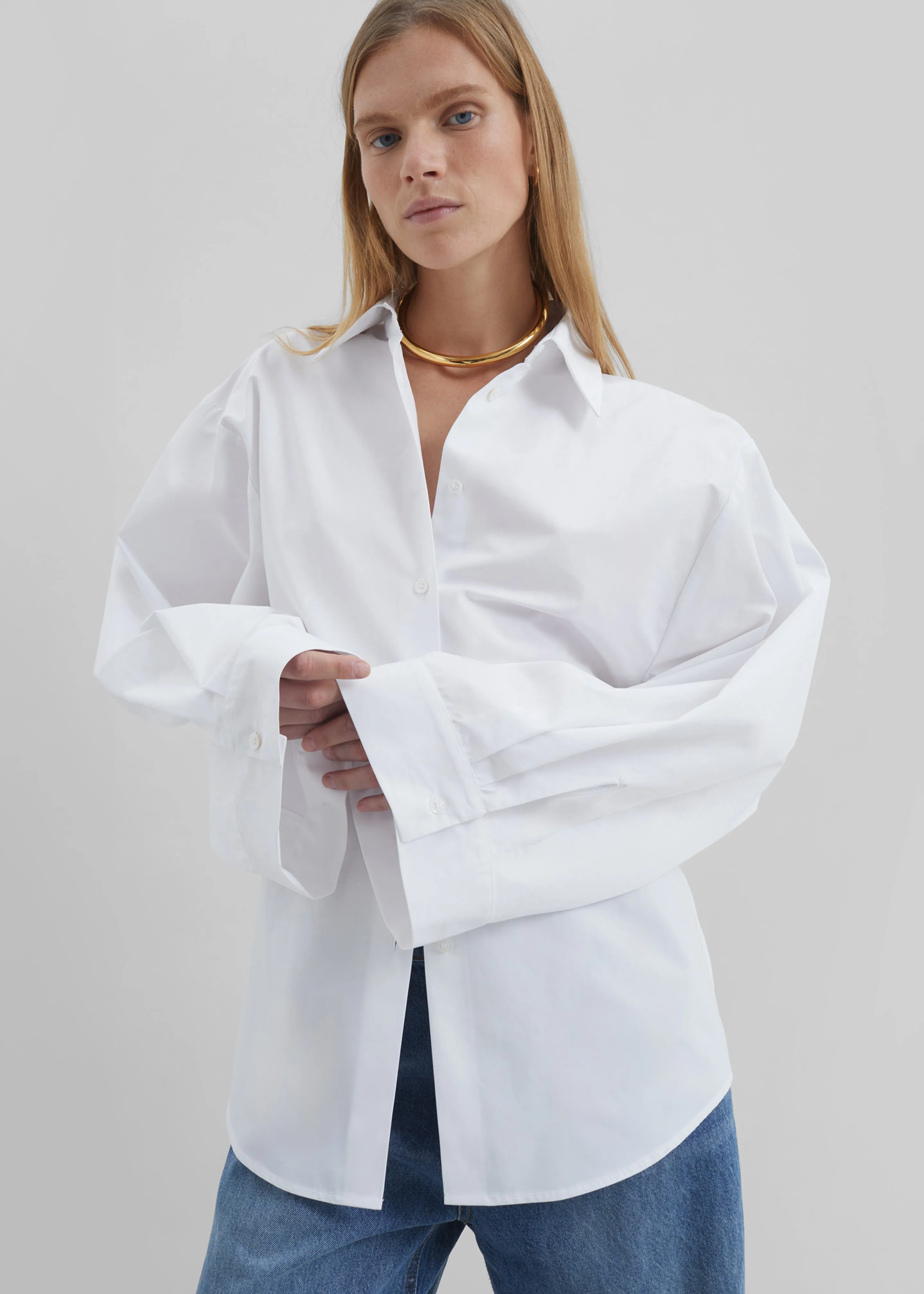 Tila Wide Sleeve Shirt - White sold by Frankie Shop product image thumbnail 5