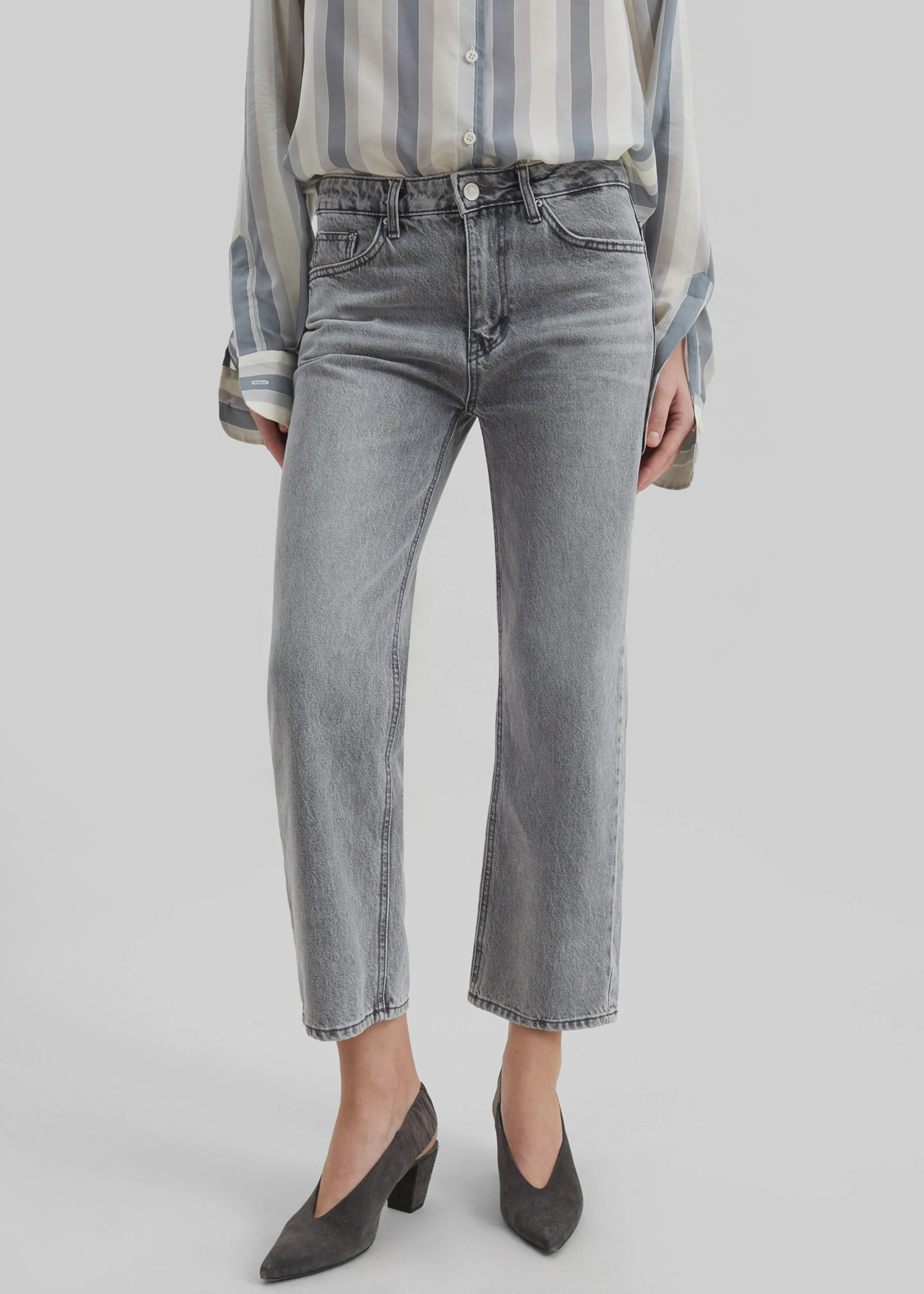 Cig Straight Jeans - Grey Wash sold by Frankie Shop product image thumbnail 5