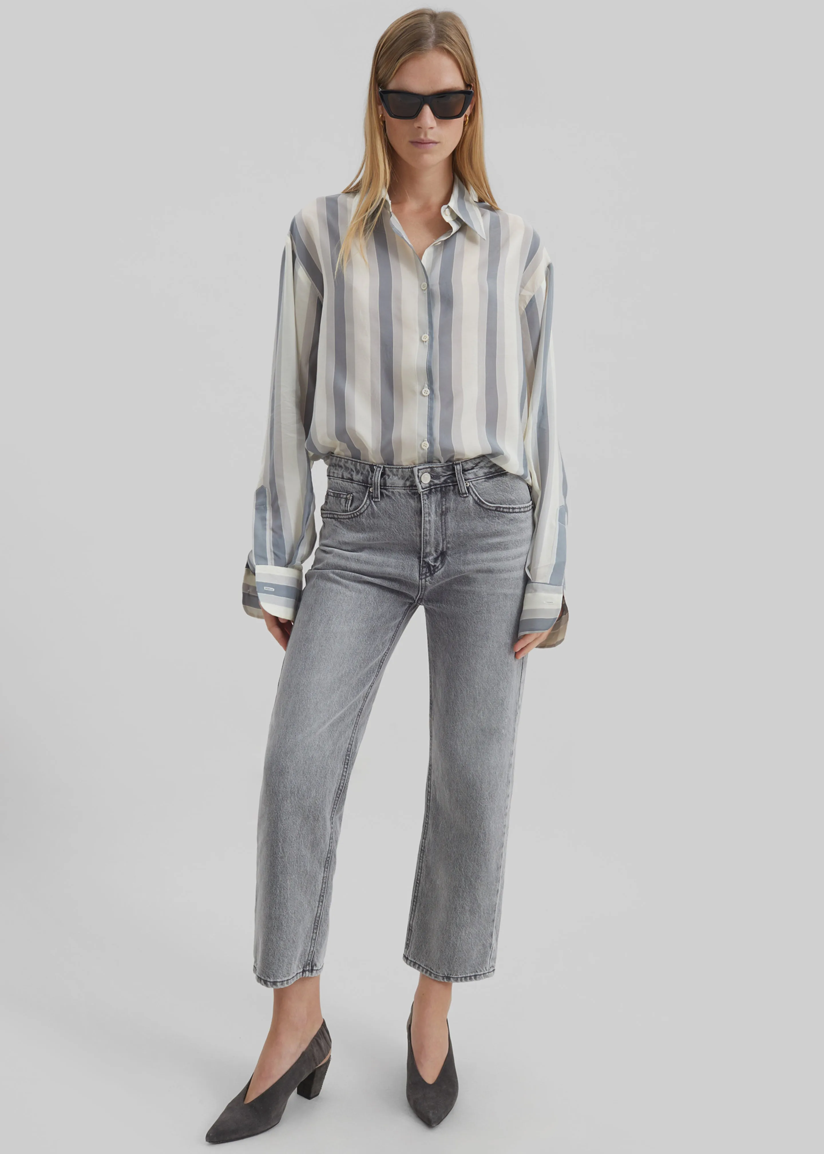 Cig Straight Jeans - Grey Wash sold by Frankie Shop product image thumbnail 4