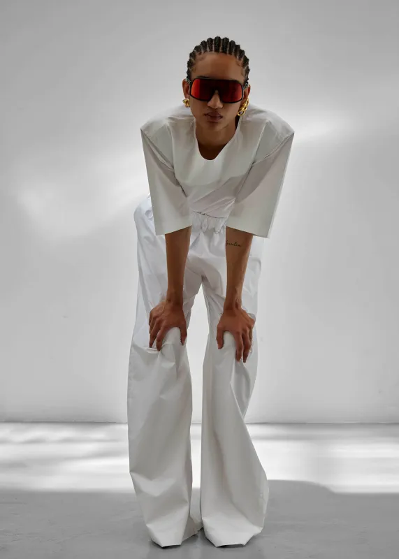 TheLatest Dean Top - White made by Frankie Shop