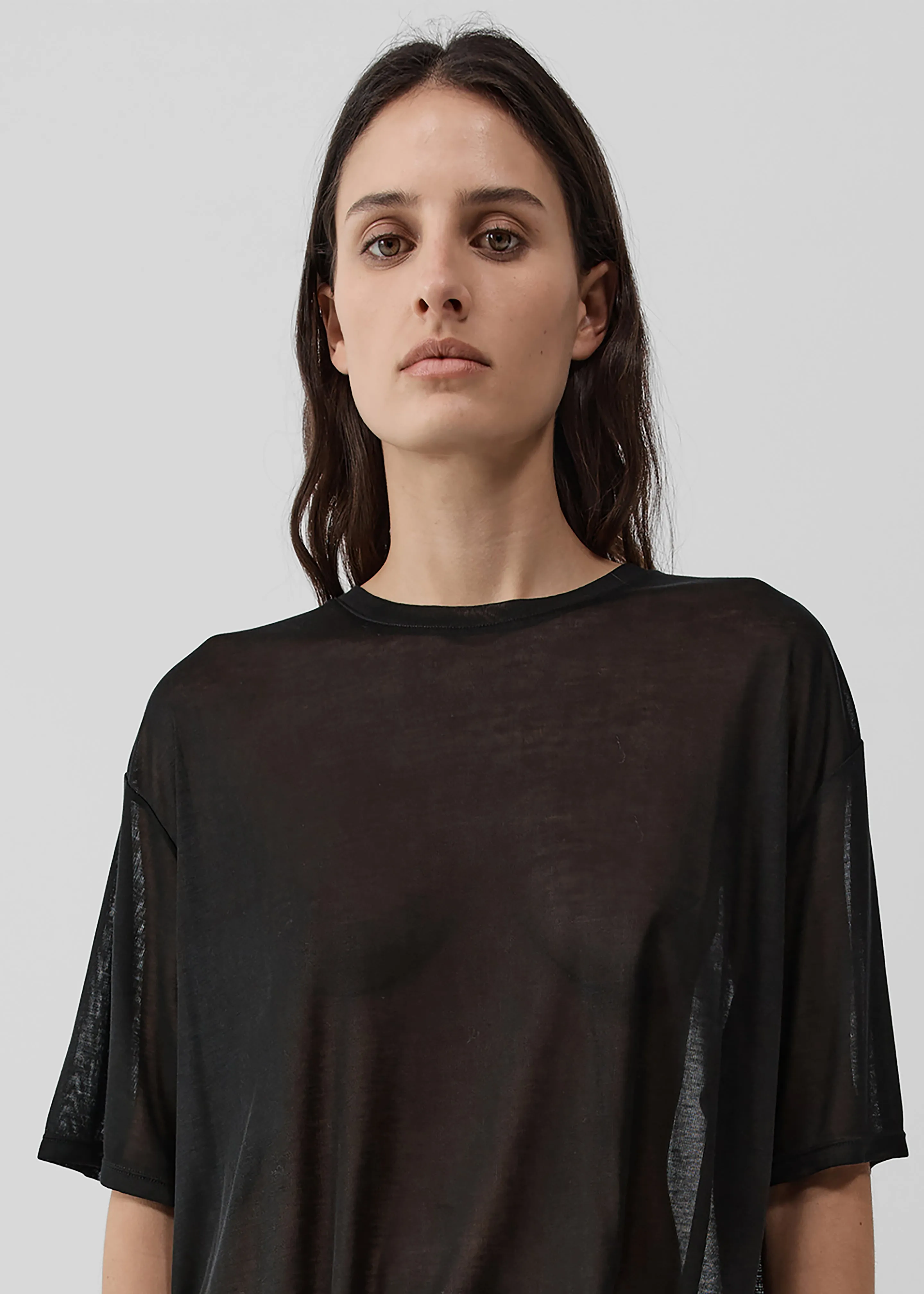 St. Agni Fine Jersey Relaxed Tee - Black sold by Frankie Shop product image thumbnail 2