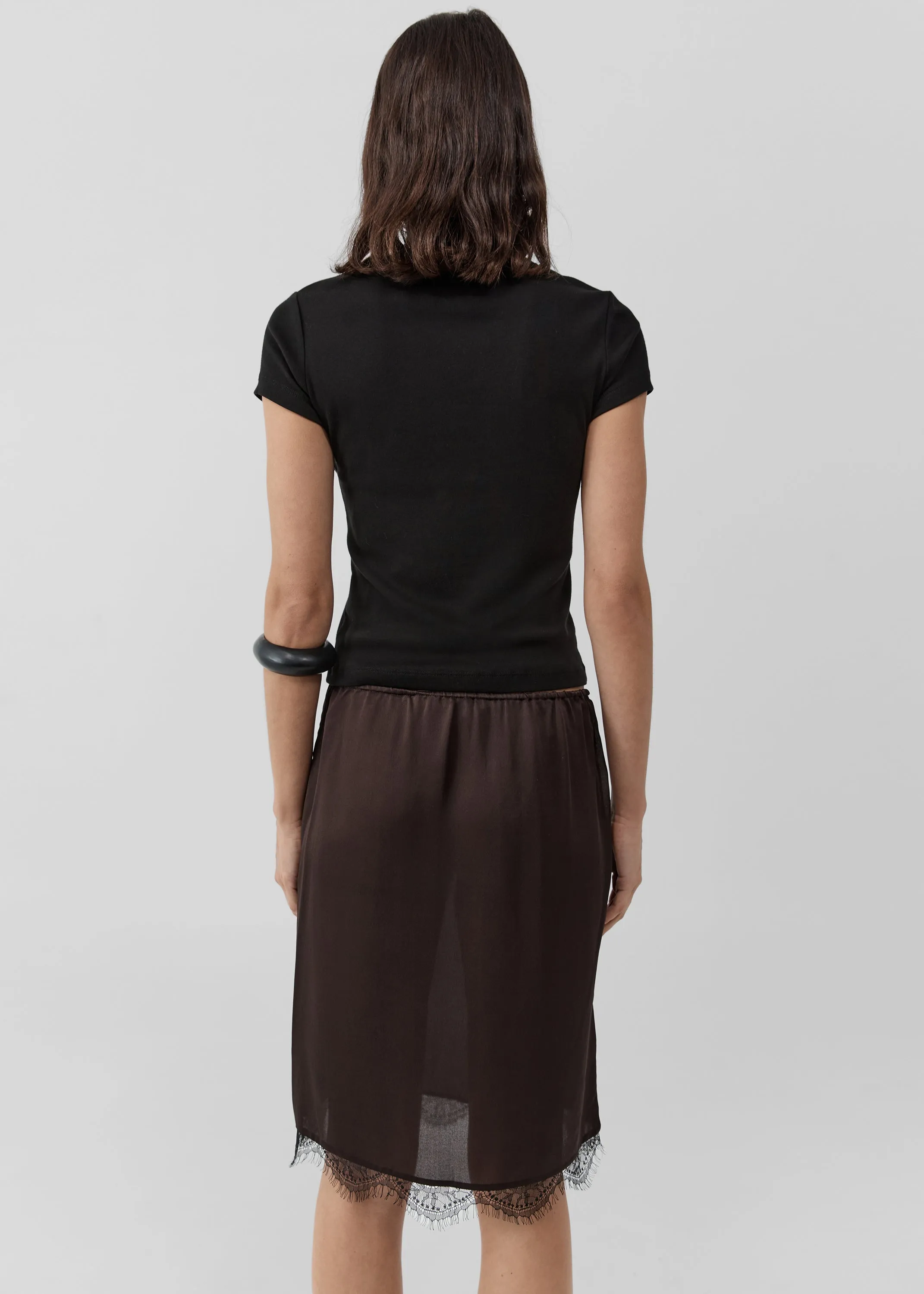 St. Agni Fine Lace Skirt - Bark sold by Frankie Shop product image thumbnail 4