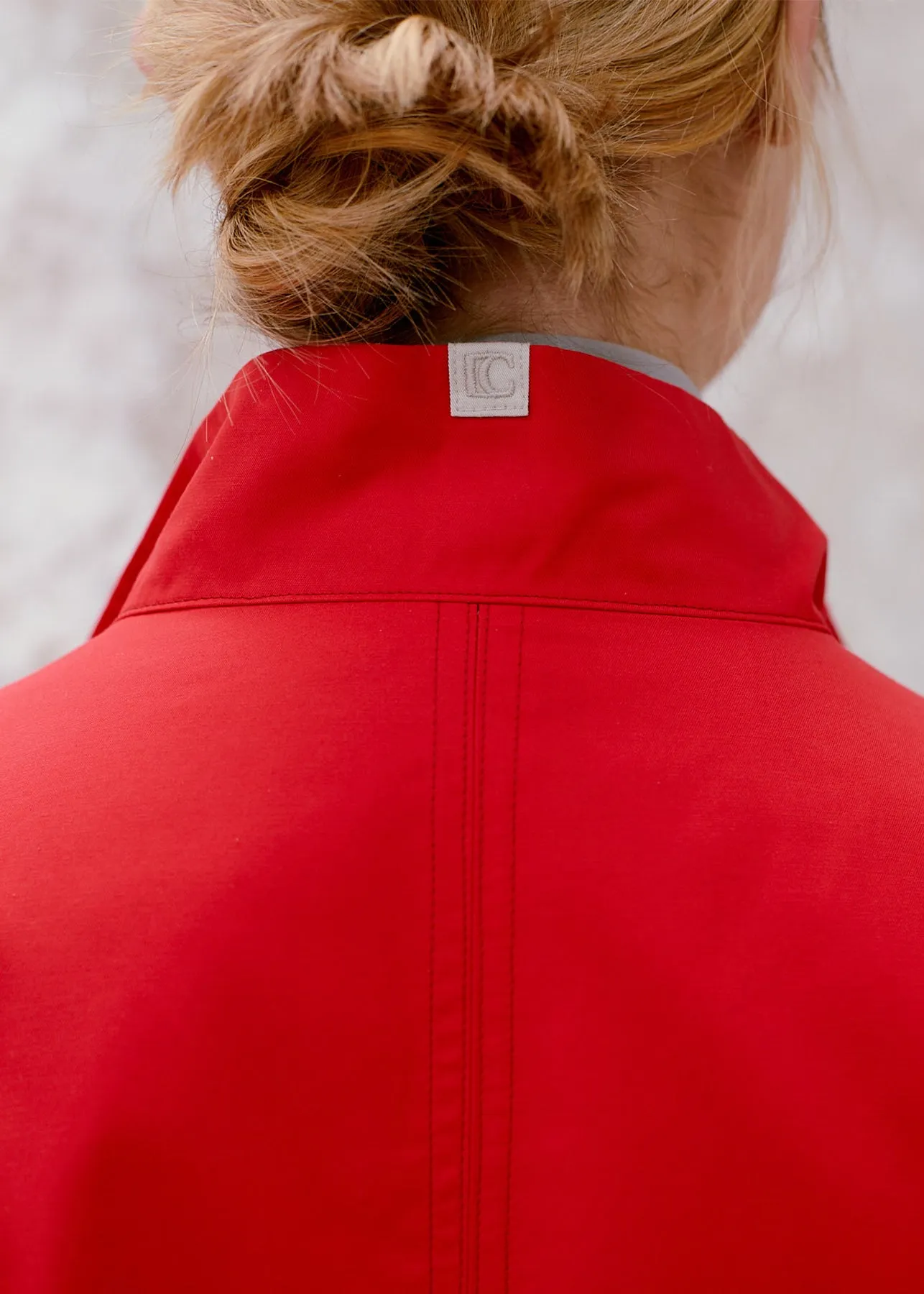 Low Classic Reversible Zip-Up Jumper - Red sold by Frankie Shop product image thumbnail 3