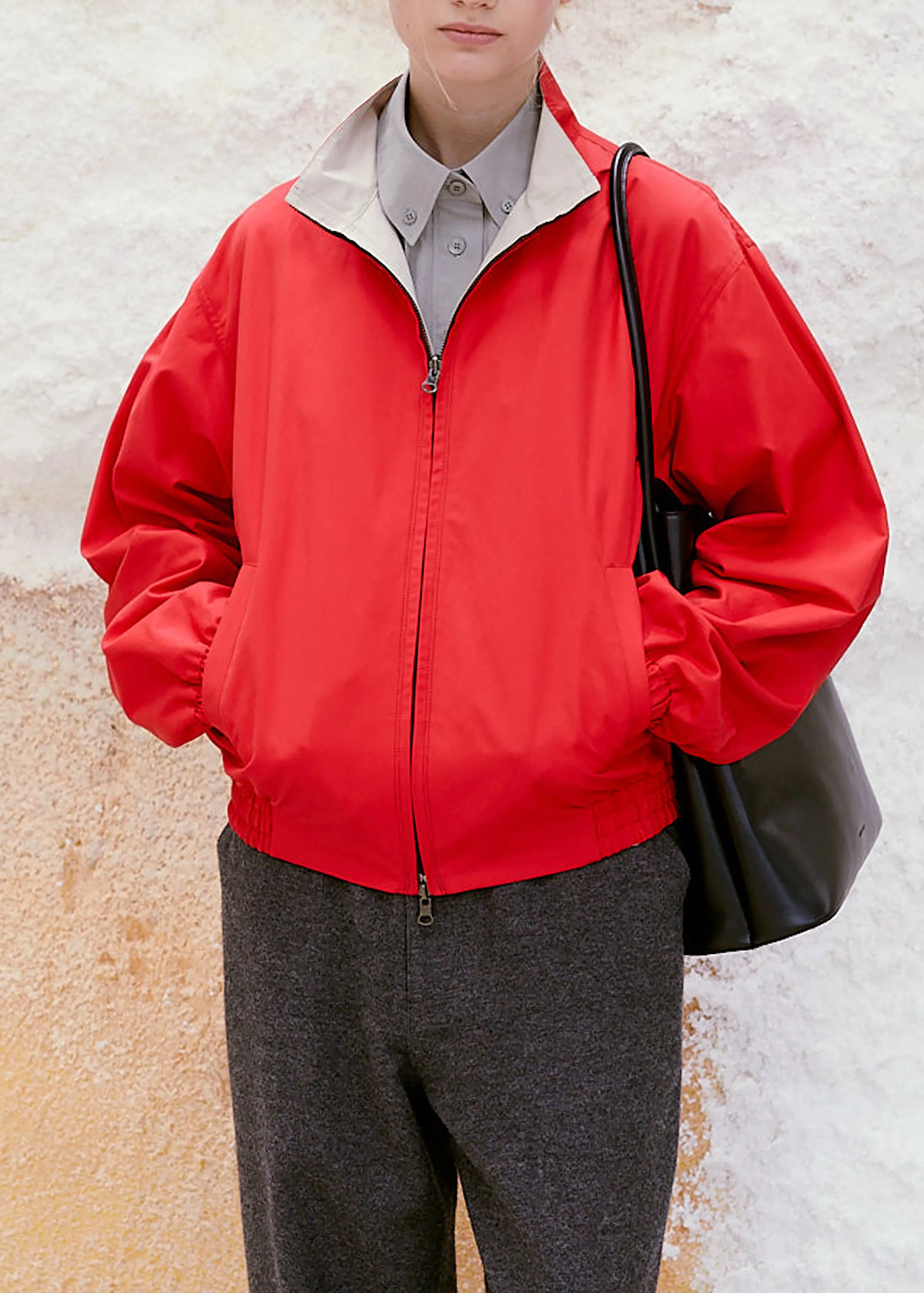 Low Classic Reversible Zip-Up Jumper - Red sold by Frankie Shop