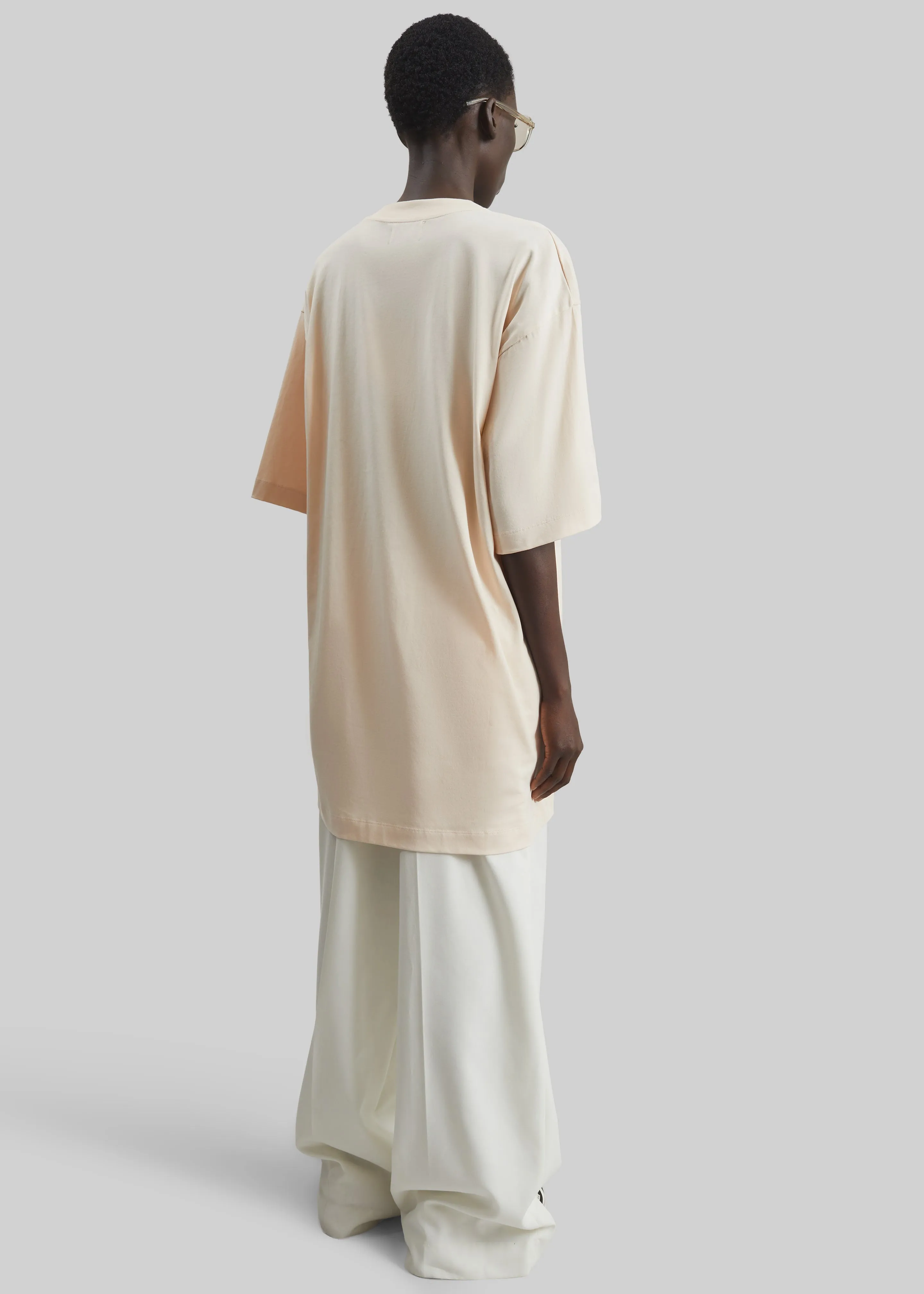 Loulou de Saison Ayaz Oversized T-Shirt Dress - Cream Rose sold by Frankie Shop product image thumbnail 5
