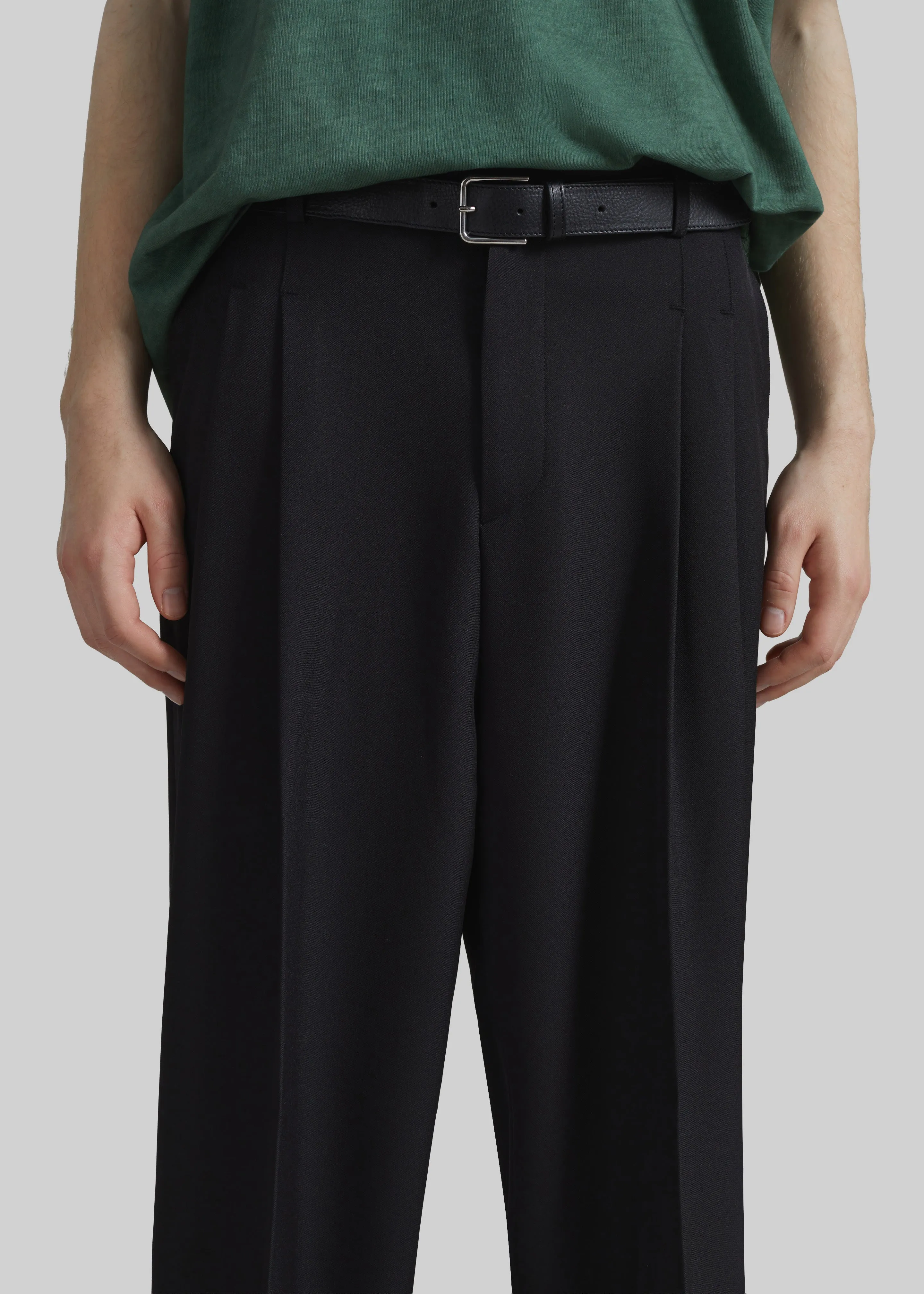 Halbert Pleated Trousers - Black sold by Frankie Shop product image thumbnail 3