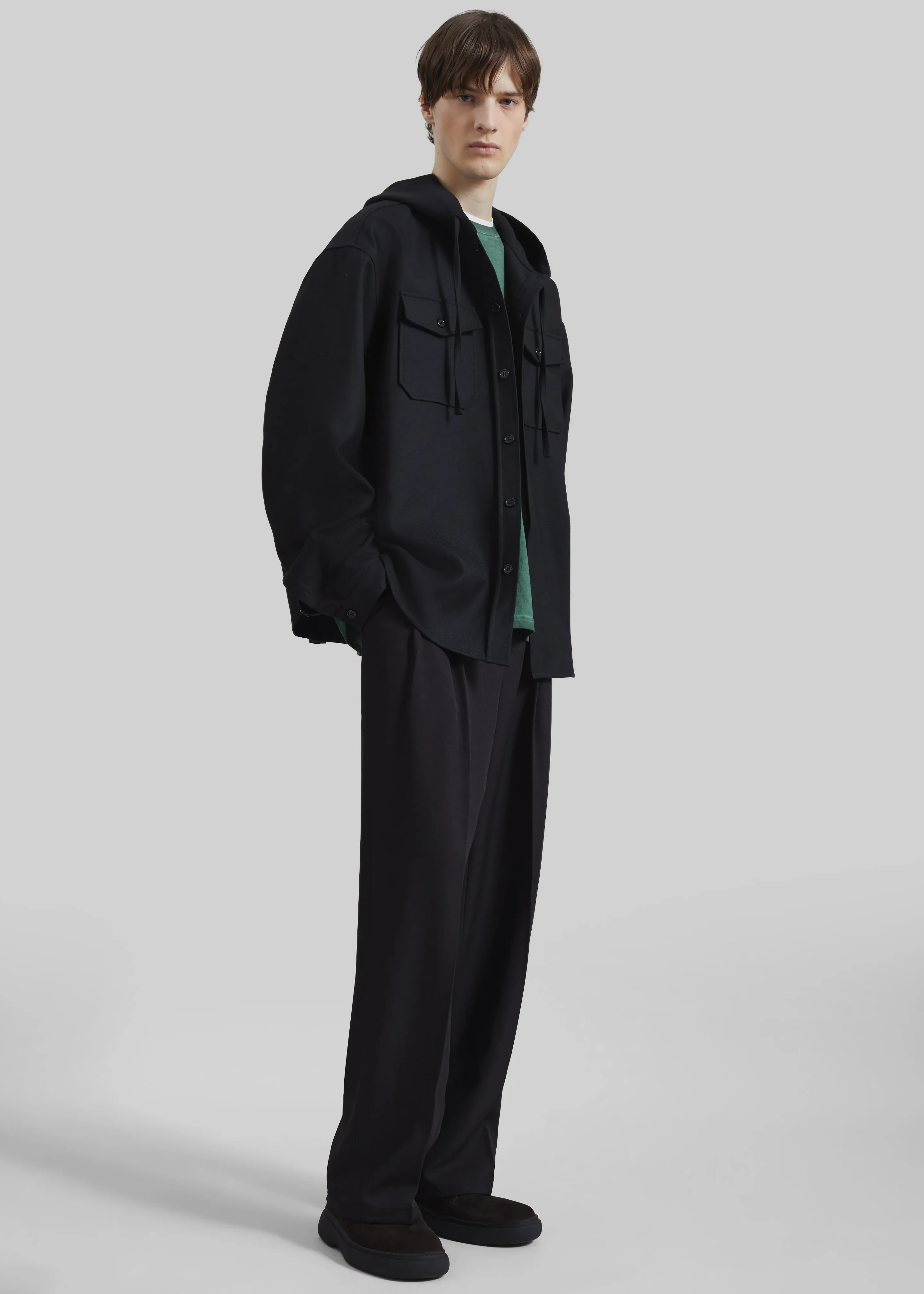 Halbert Pleated Trousers - Black sold by Frankie Shop product image thumbnail 4