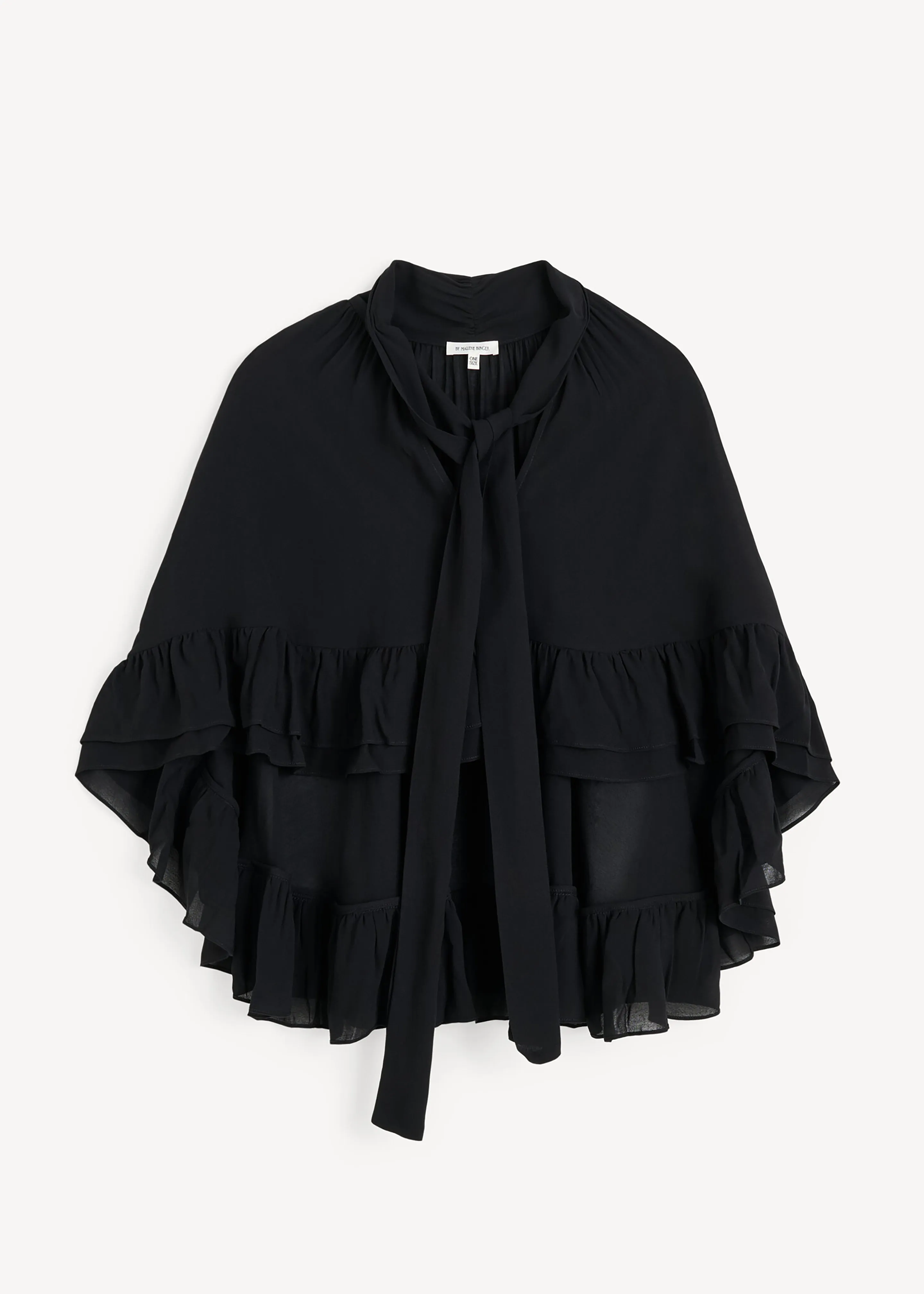 By Malene Birger Cedi Cape - Black sold by Frankie Shop product image thumbnail 4