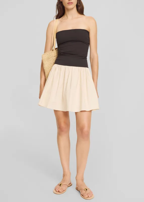 By Malene Birger Marcia Cotton Mini Dress - Oyster Gray made by By Malene Birger