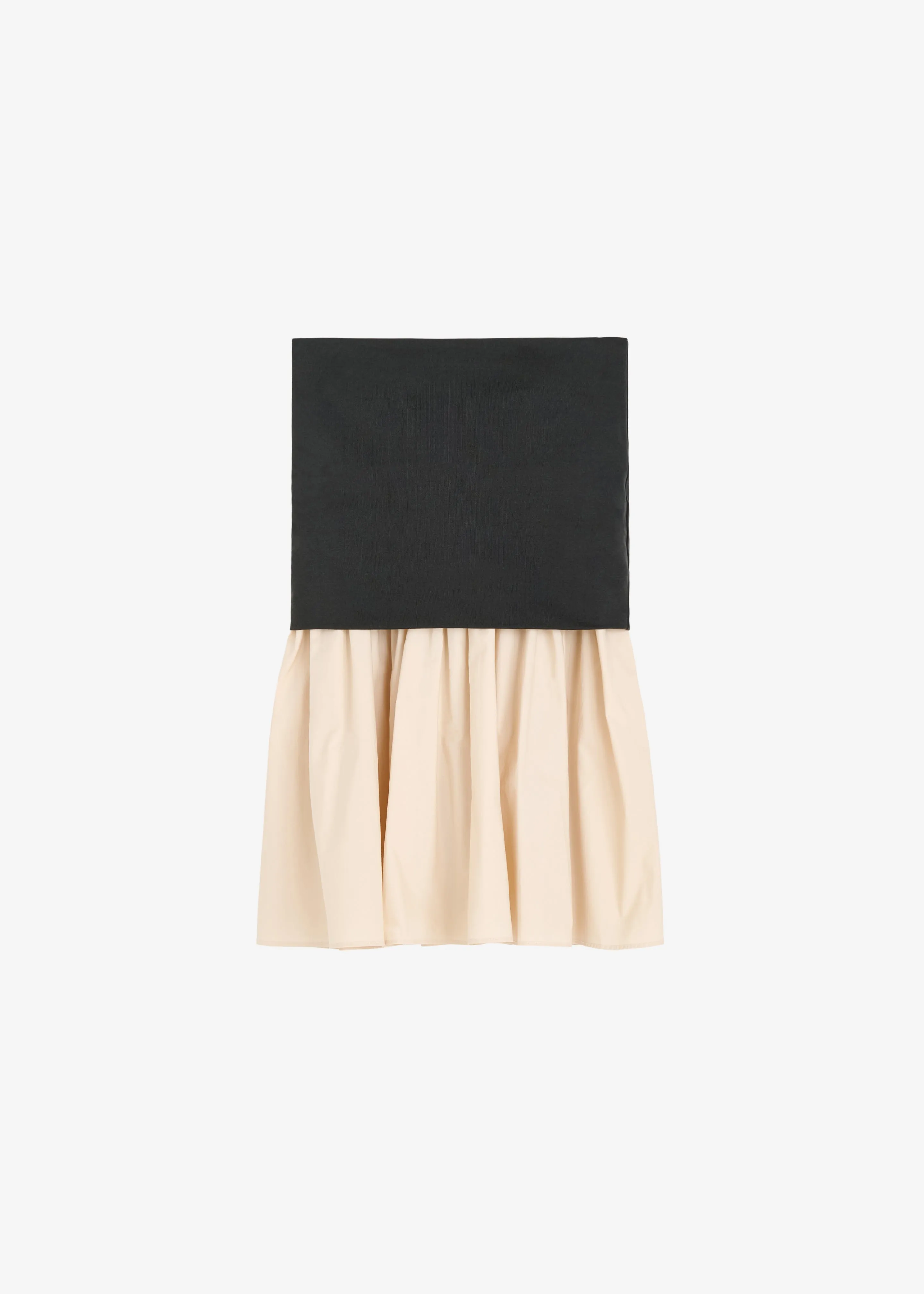 By Malene Birger Marcia Cotton Mini Dress - Oyster Gray sold by Frankie Shop product image thumbnail 4