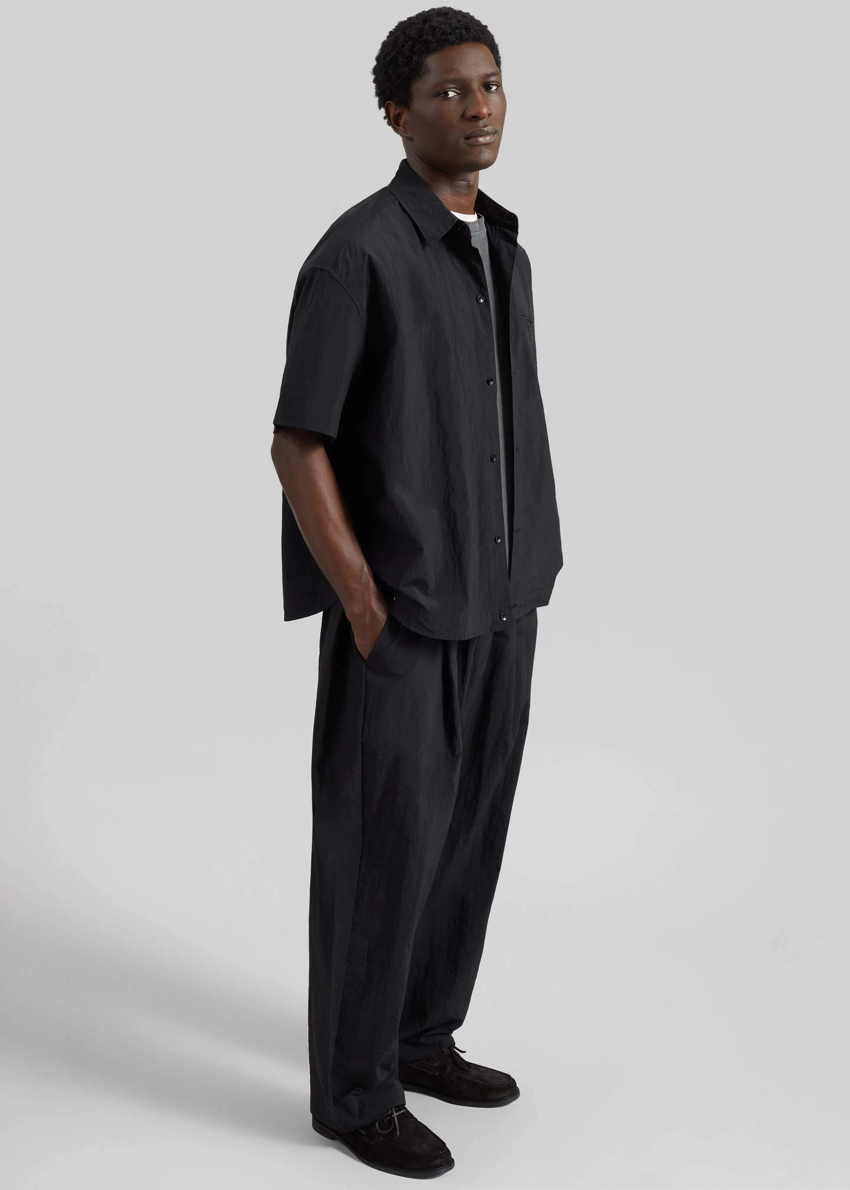 Belem Drawstring Shirt - Black sold by Frankie Shop product image thumbnail 4