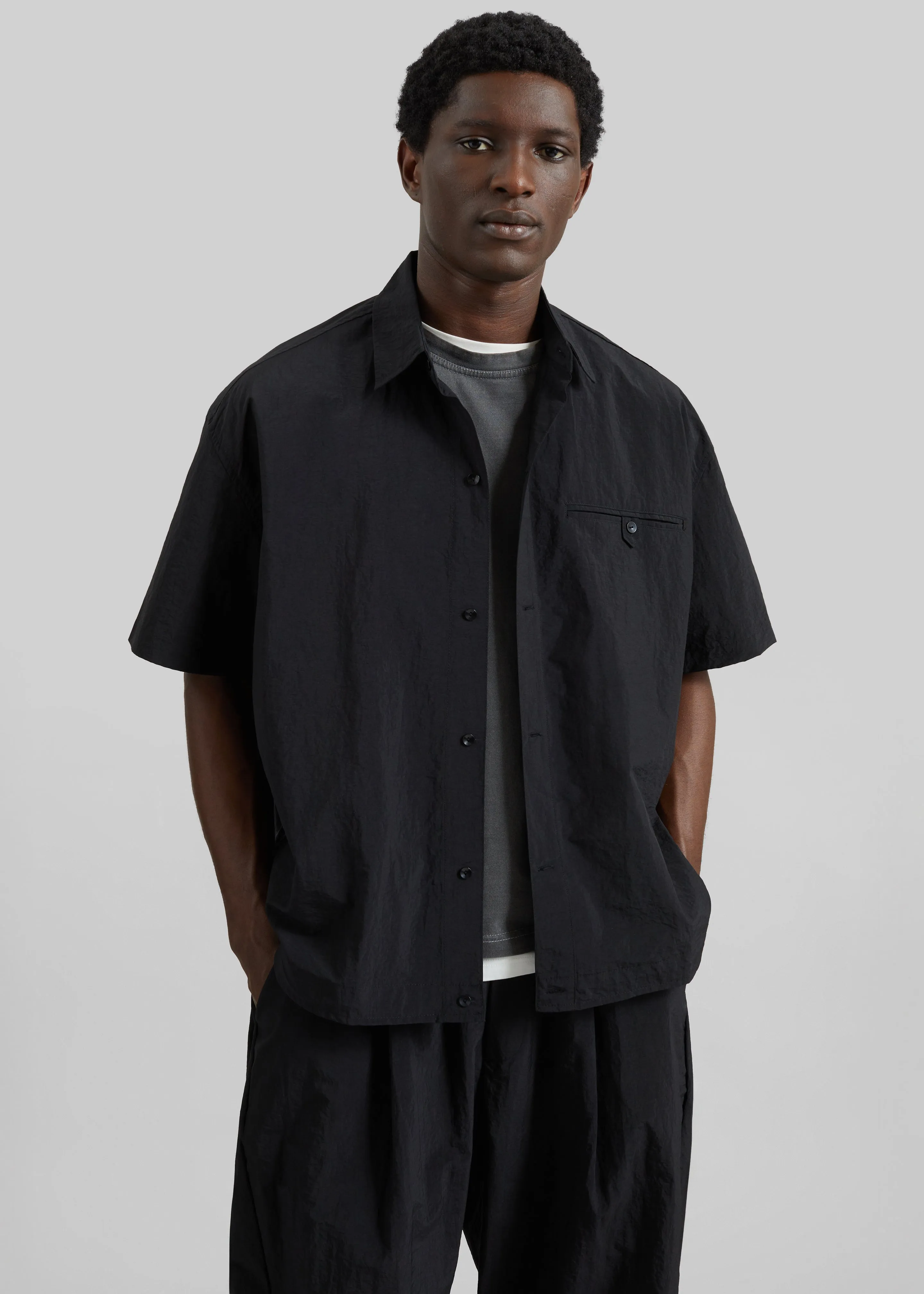Belem Drawstring Shirt - Black sold by Frankie Shop product image thumbnail 2