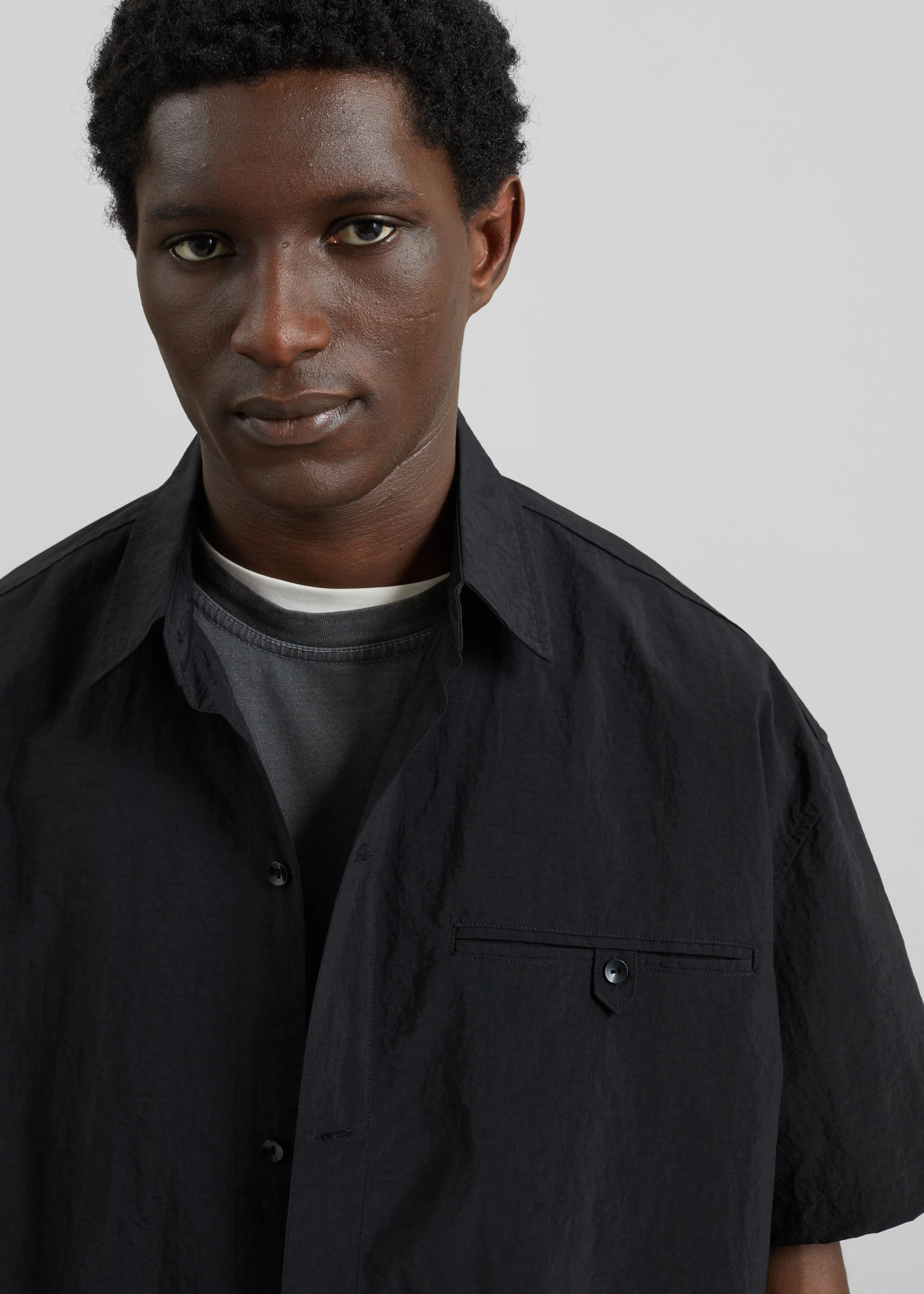 Belem Drawstring Shirt - Black sold by Frankie Shop product image thumbnail 3