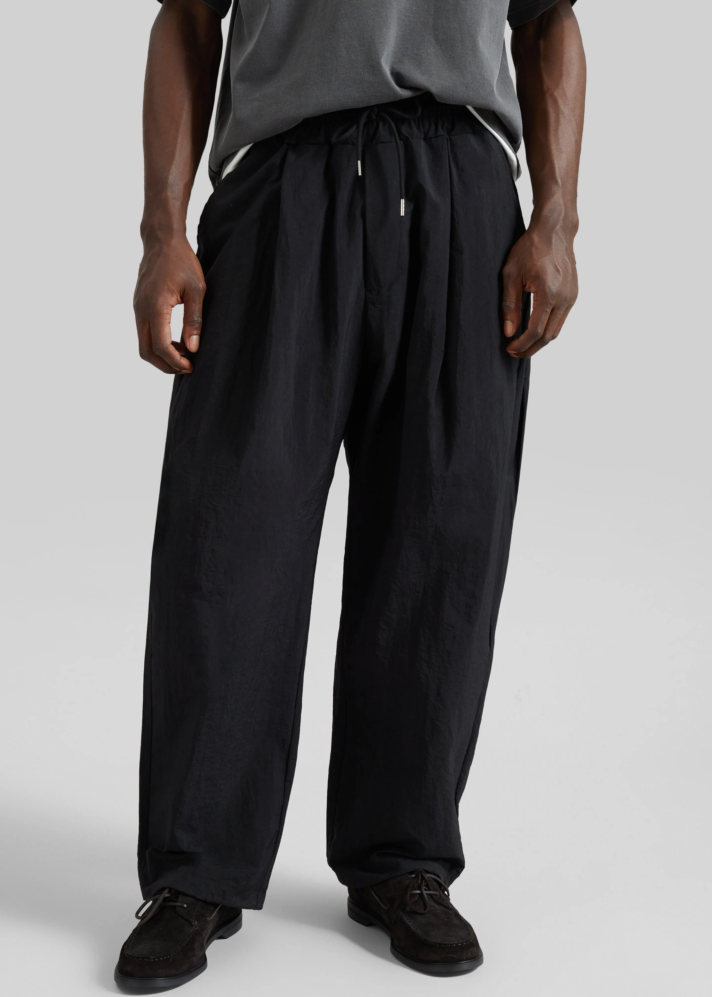 Belem Drawstring Pants - Black sold by Frankie Shop