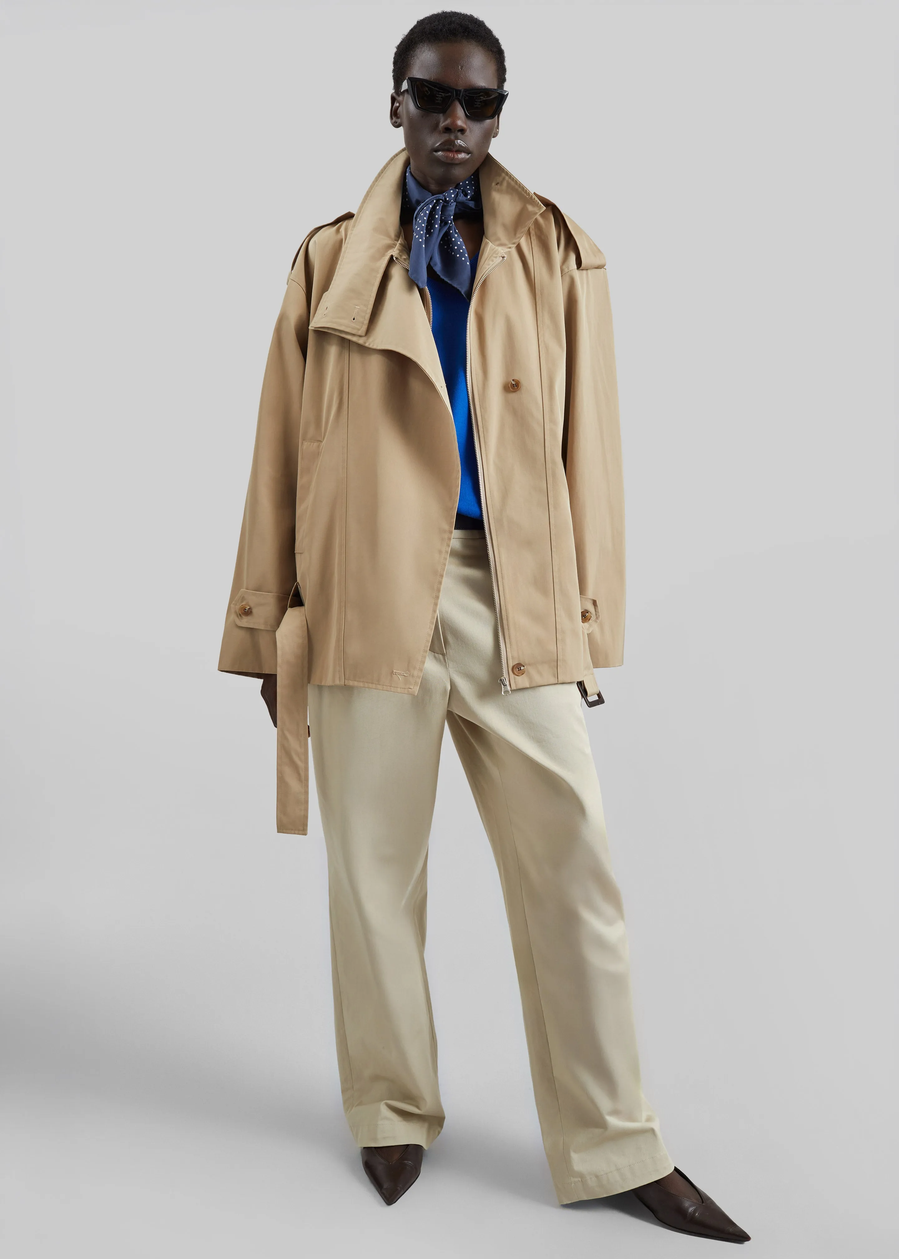 Virar Short Trench - Beige sold by Frankie Shop product image thumbnail 5