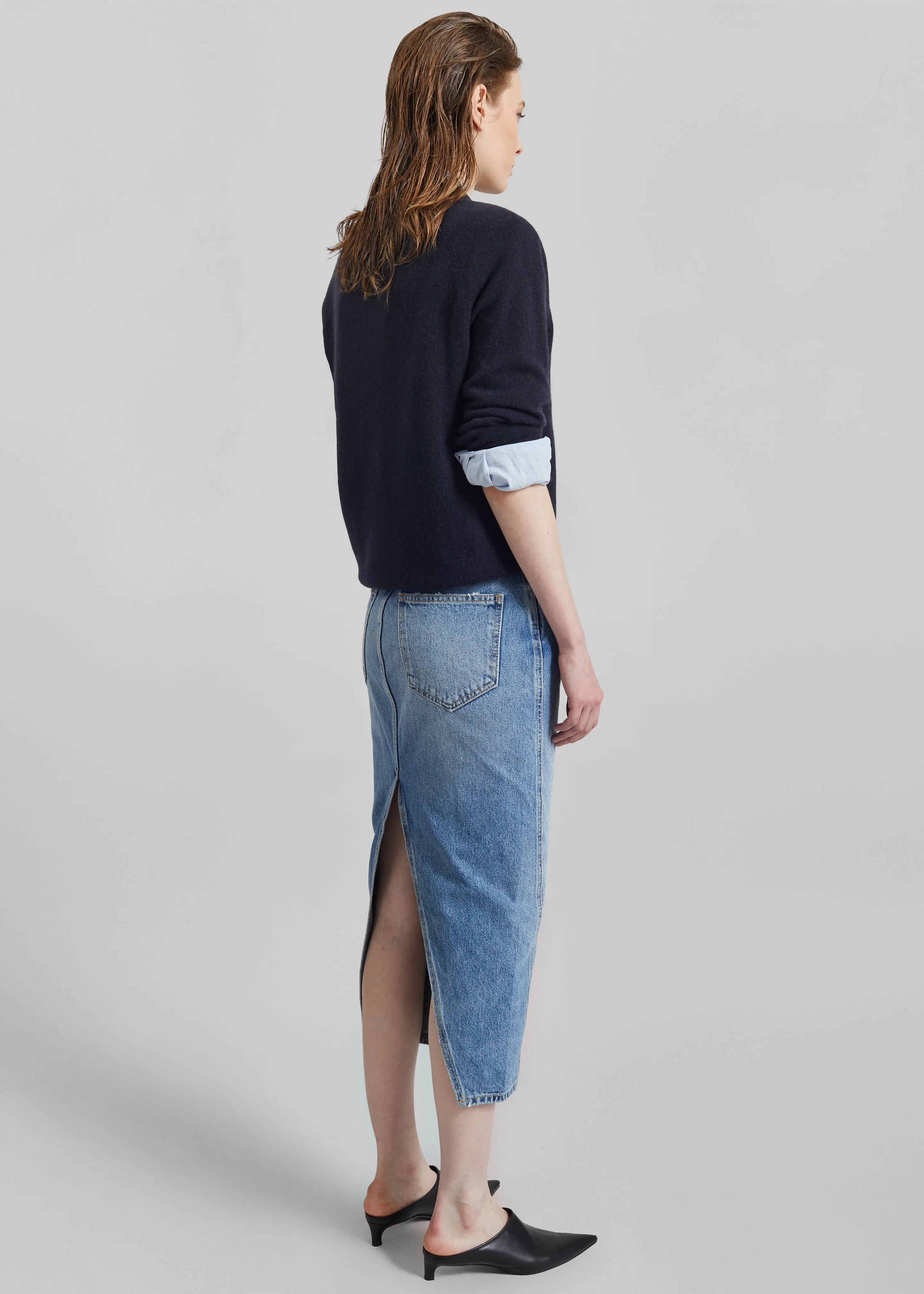 Haikure Ricka Skirt - Nordic Blue sold by Frankie Shop product image thumbnail 5