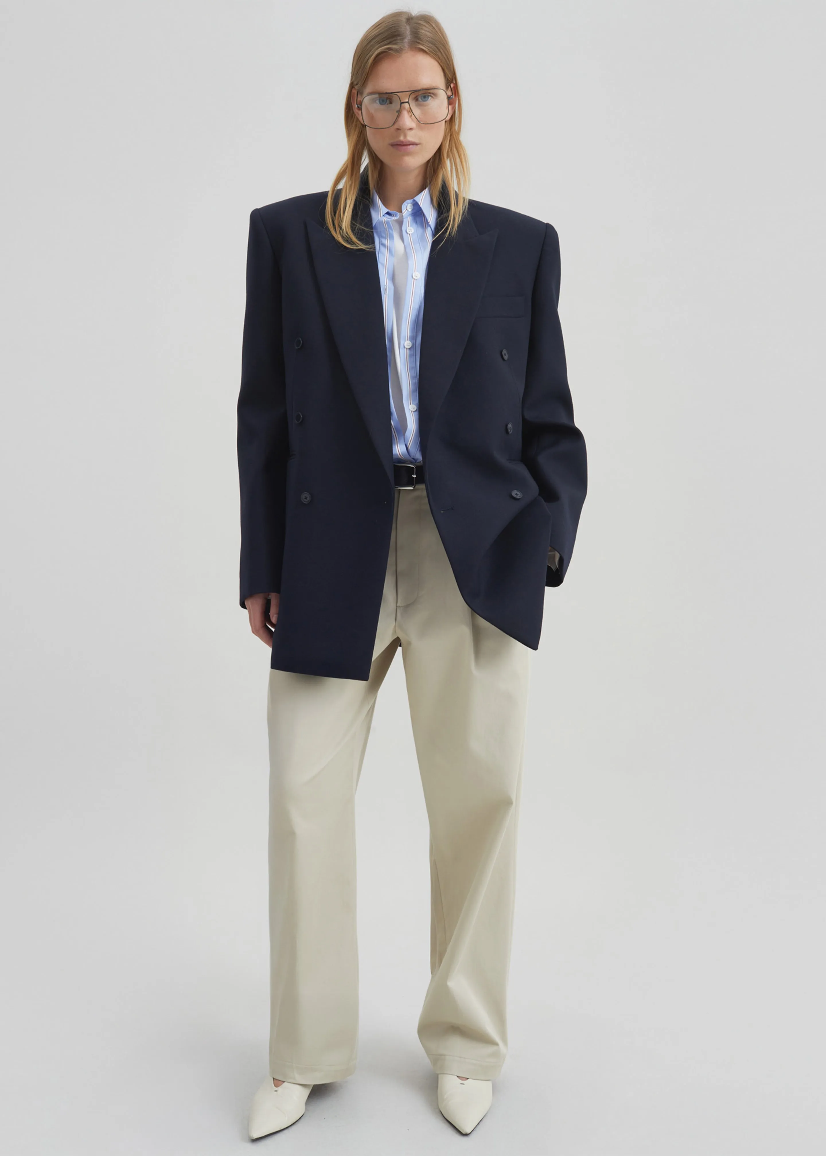 Norstrand Cotton Chino Trousers - Light Beige sold by Frankie Shop