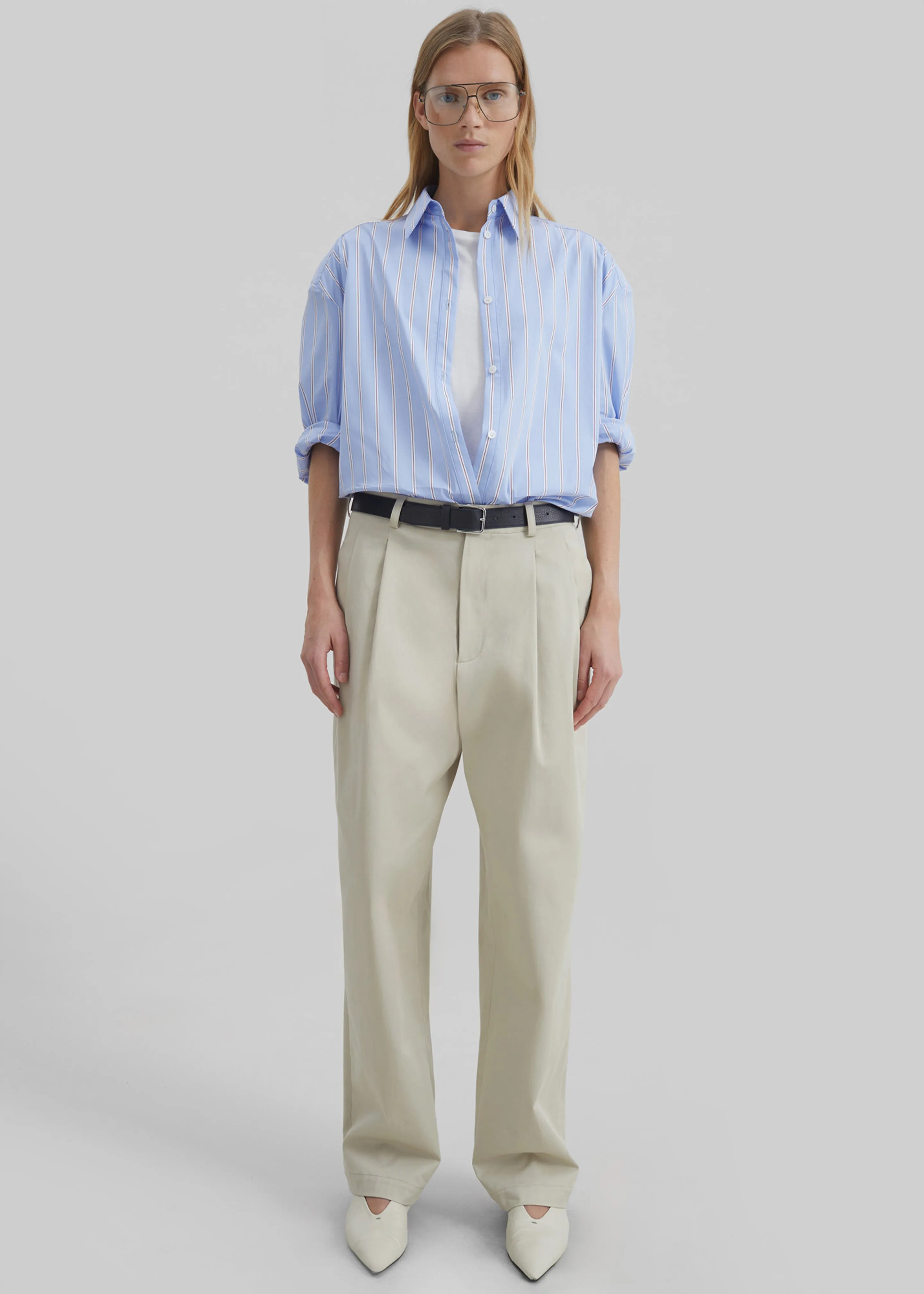 Norstrand Cotton Chino Trousers - Light Beige sold by Frankie Shop product image thumbnail 4