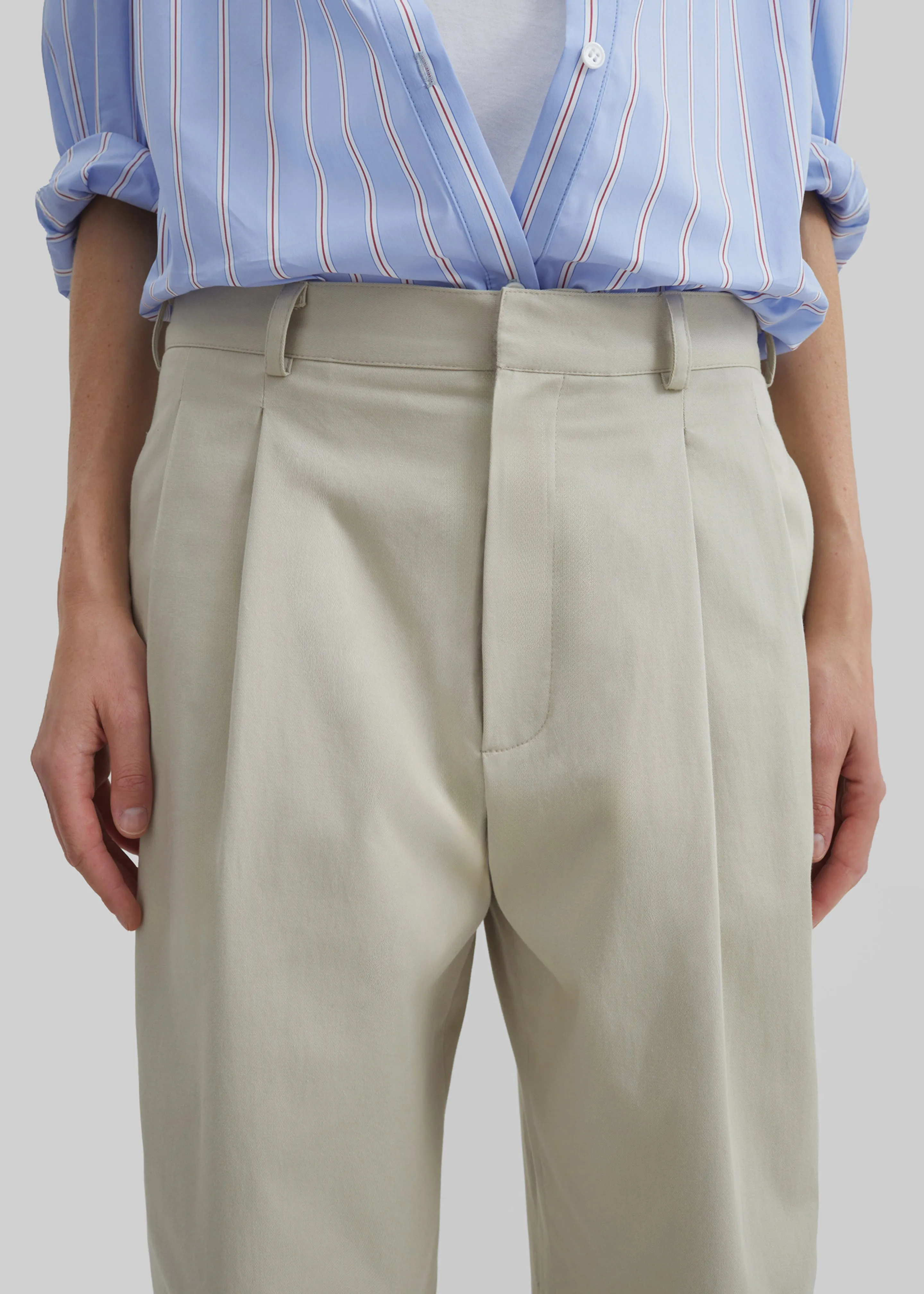 Norstrand Cotton Chino Trousers - Light Beige sold by Frankie Shop product image thumbnail 5