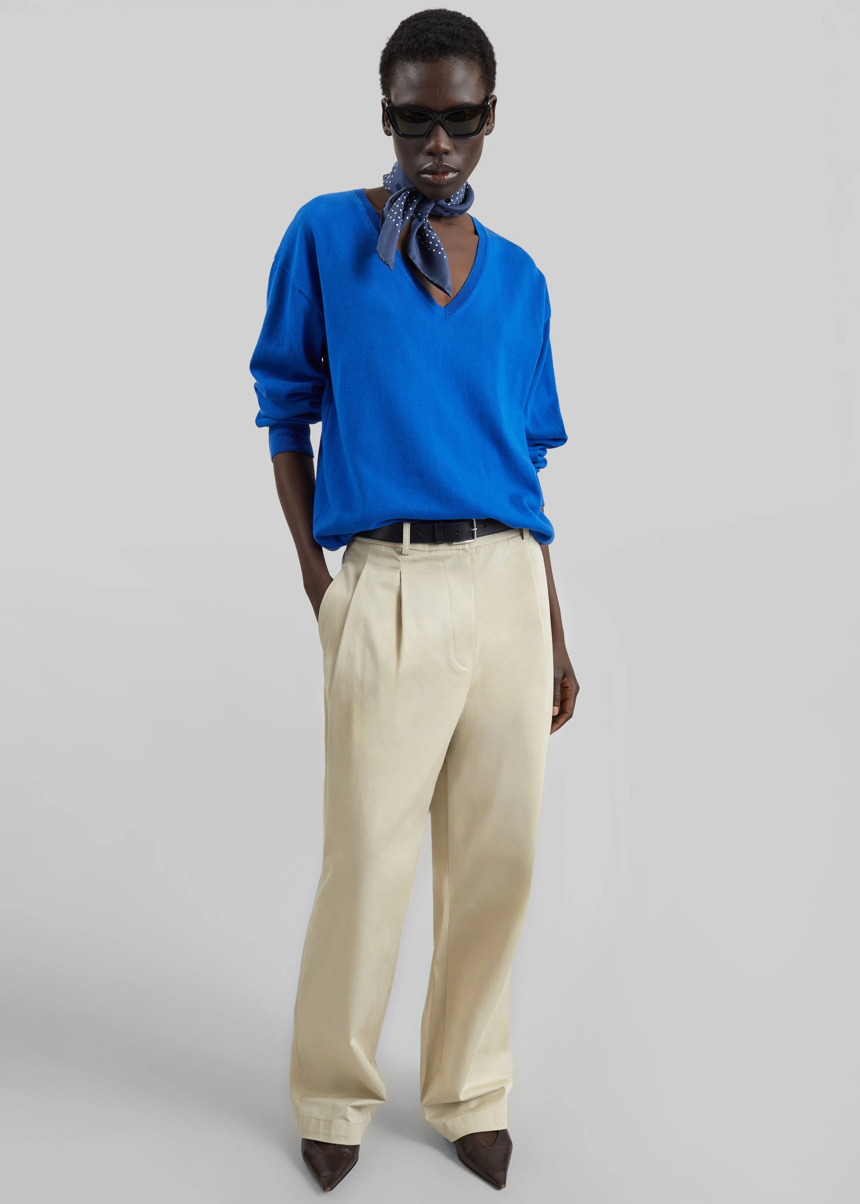 Norstrand Cotton Chino Trousers - Light Beige sold by Frankie Shop product image thumbnail 3