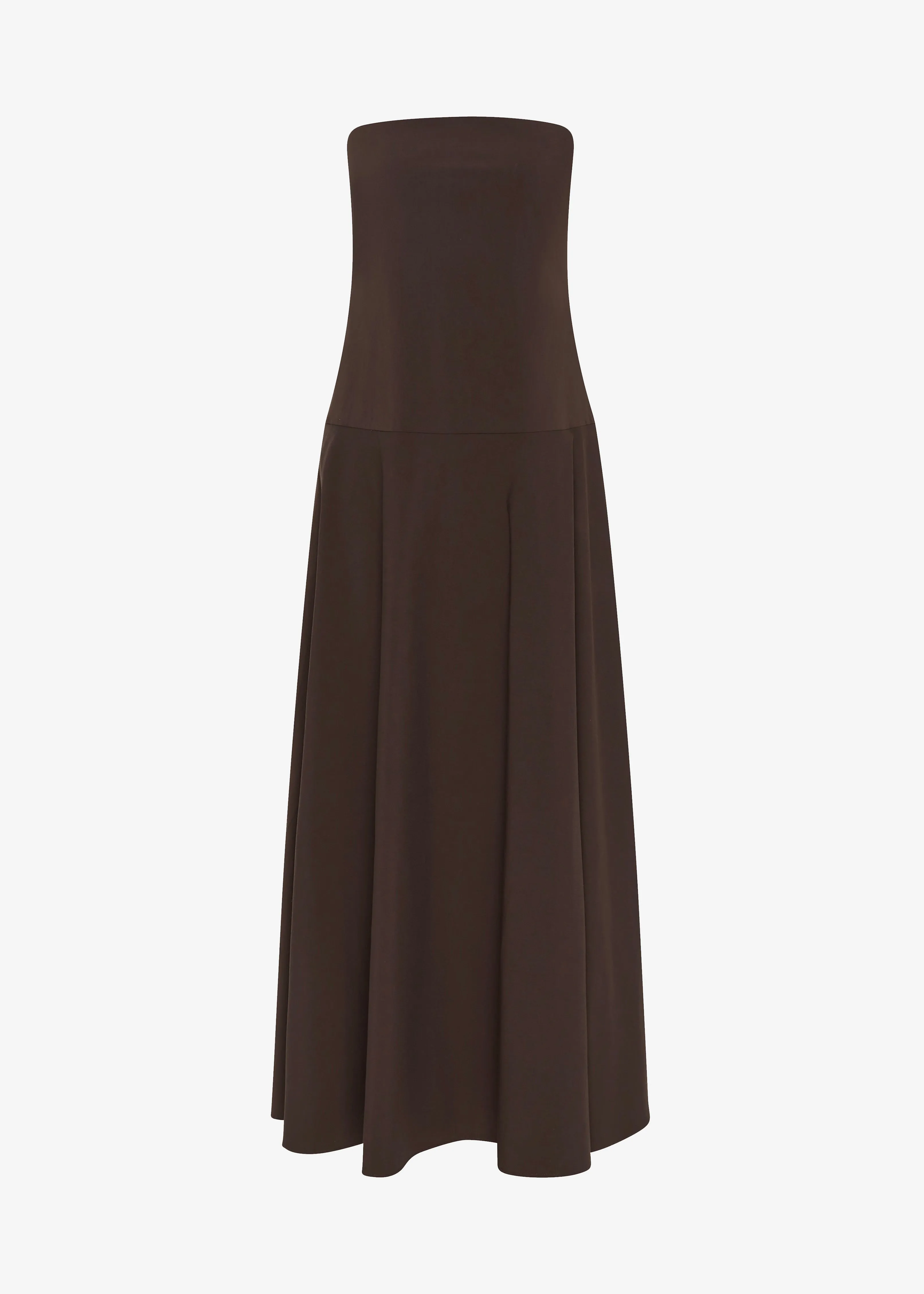 St. Agni Strapless Rouleau Dress - Bark sold by Frankie Shop product image thumbnail 5