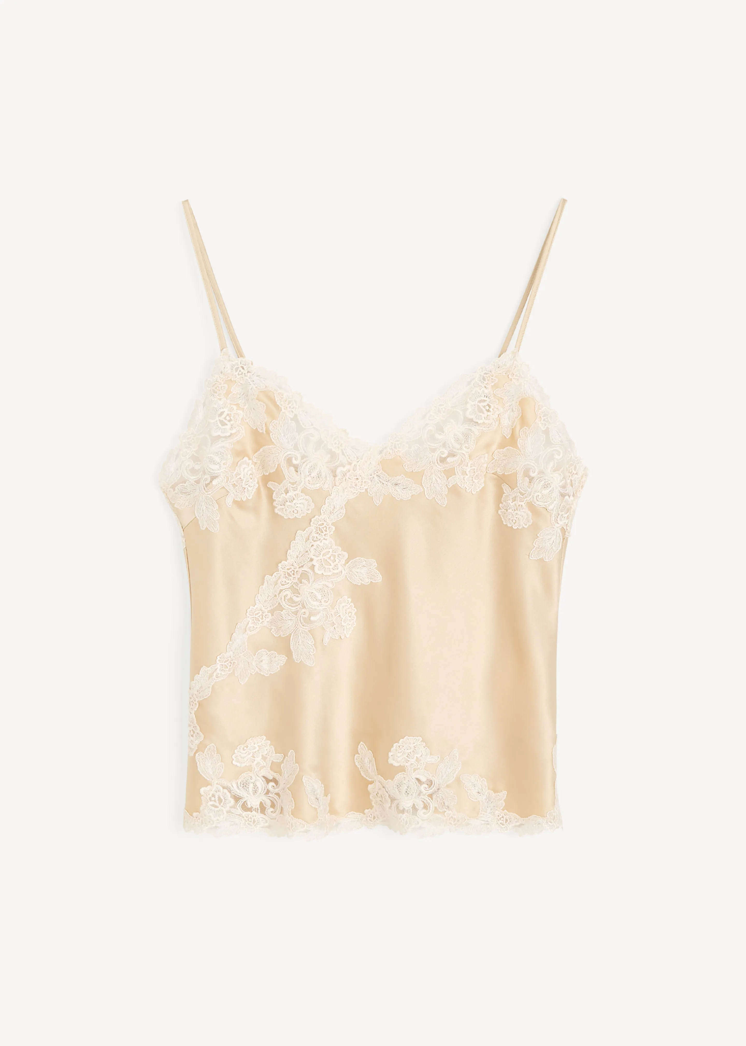 By Malene Birger Madeleine Satin Top - Vanilla Cream sold by Frankie Shop product image thumbnail 4