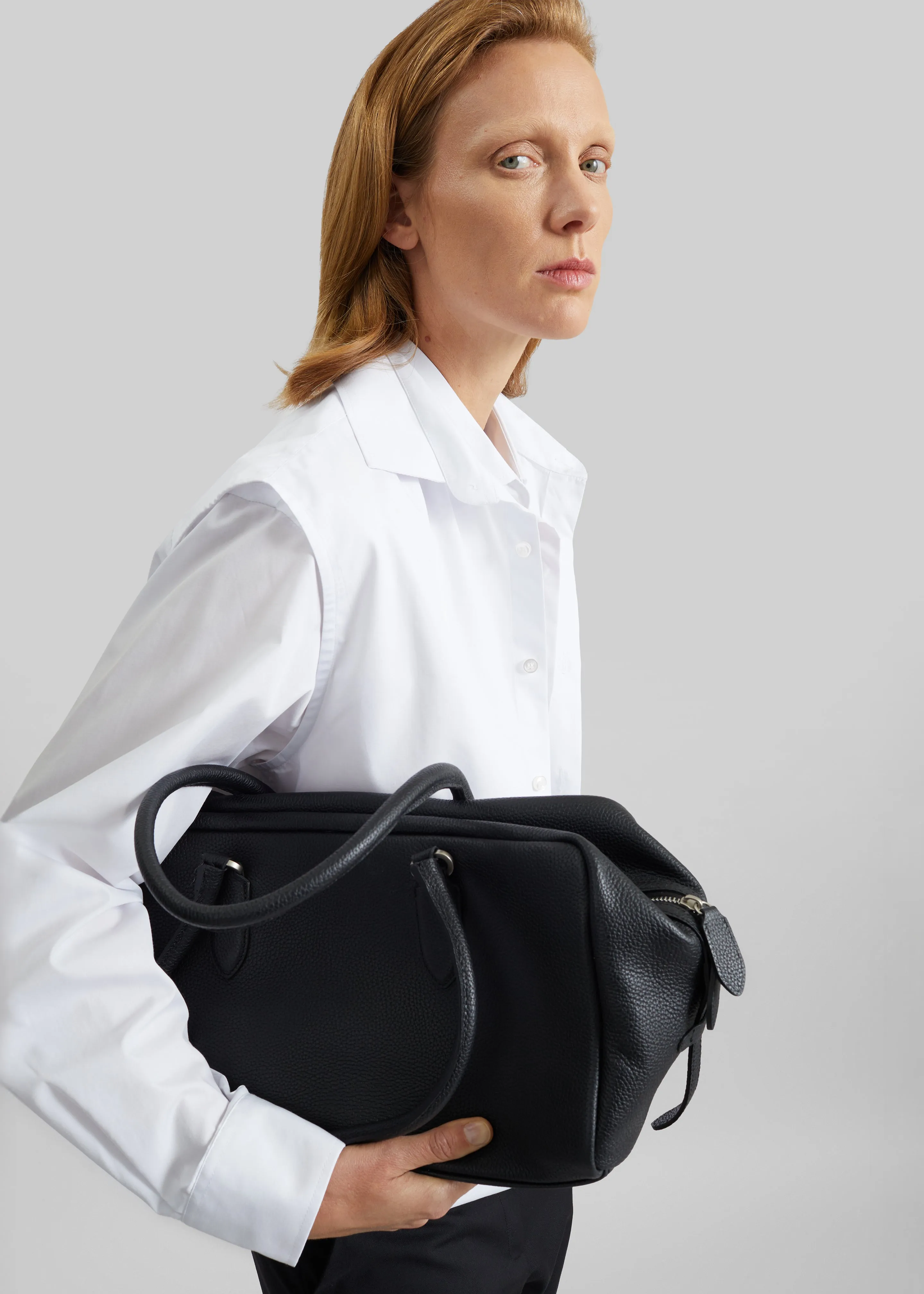 Bettter Upside Down Shirt - White sold by Frankie Shop product image thumbnail 3