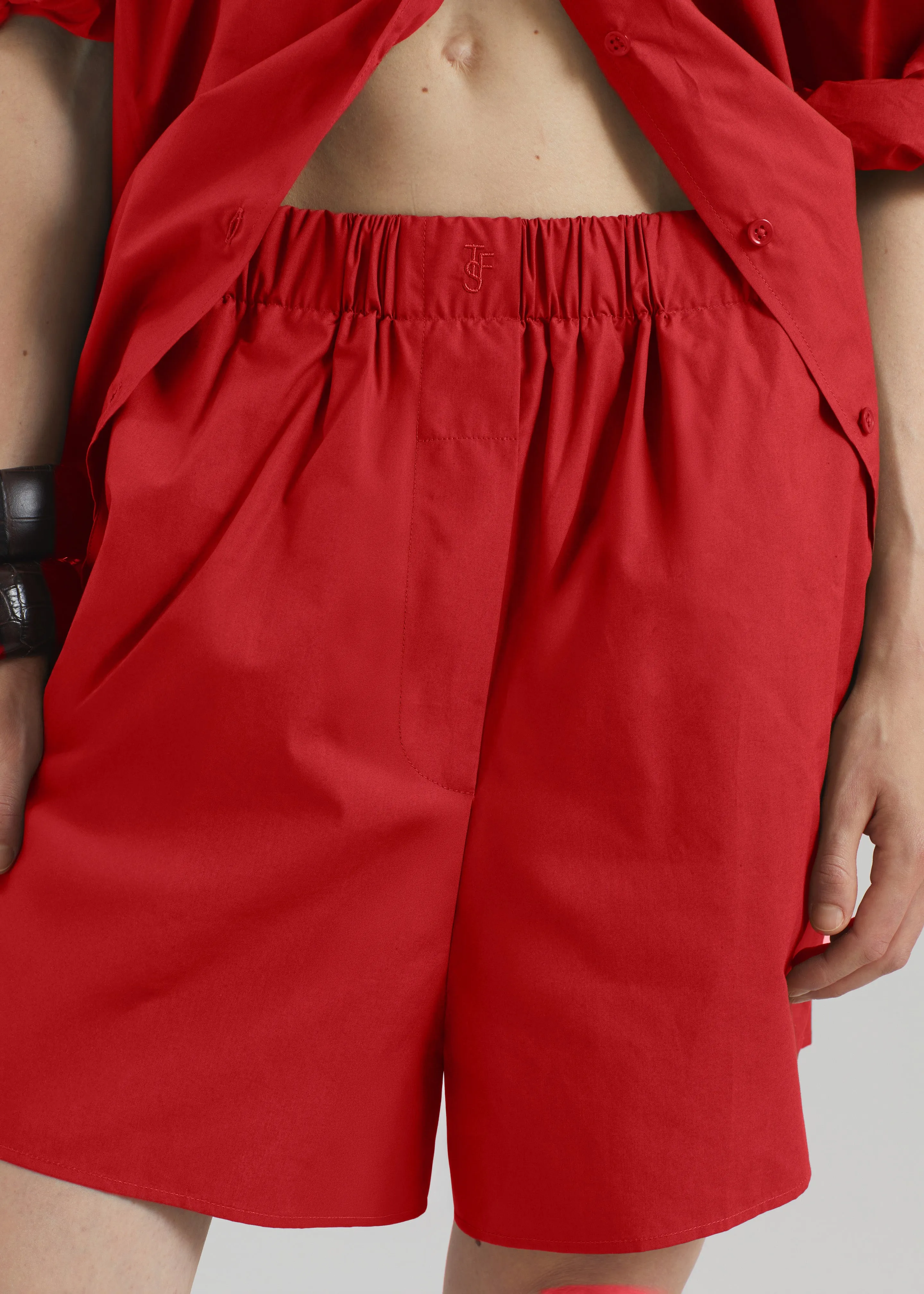 Lui Organic Cotton Boxer Shorts - Red sold by Frankie Shop product image thumbnail 2