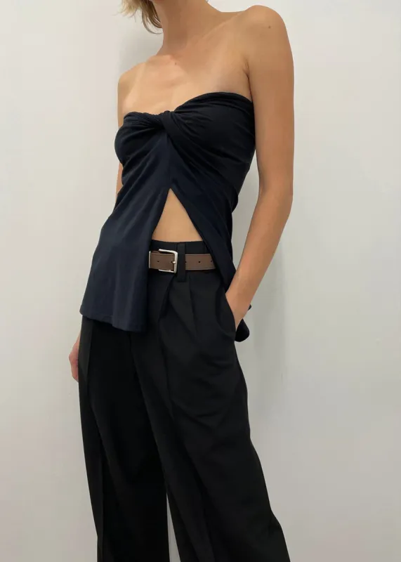 Beaufille Zeno Blouse - Black made by Frankie Shop