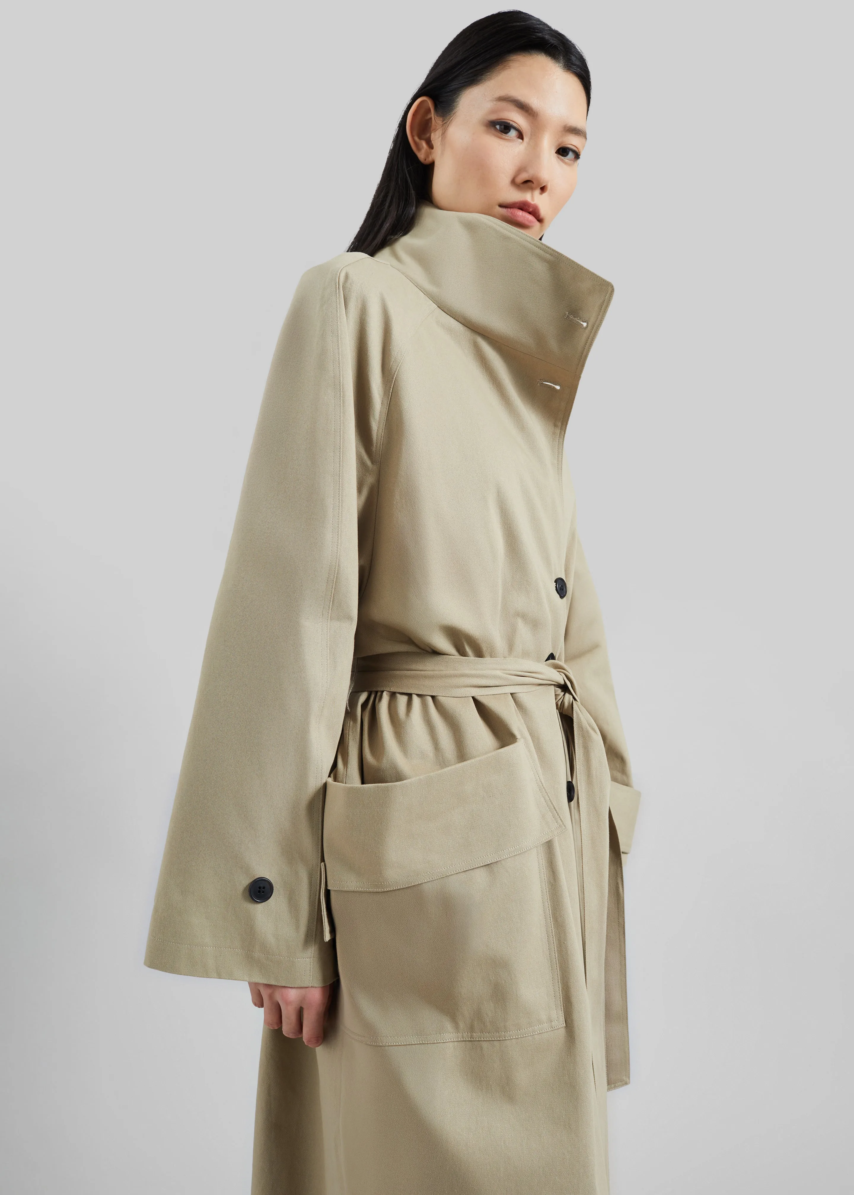 Lenoir Trench Coat - Beige sold by Frankie Shop product image thumbnail 2